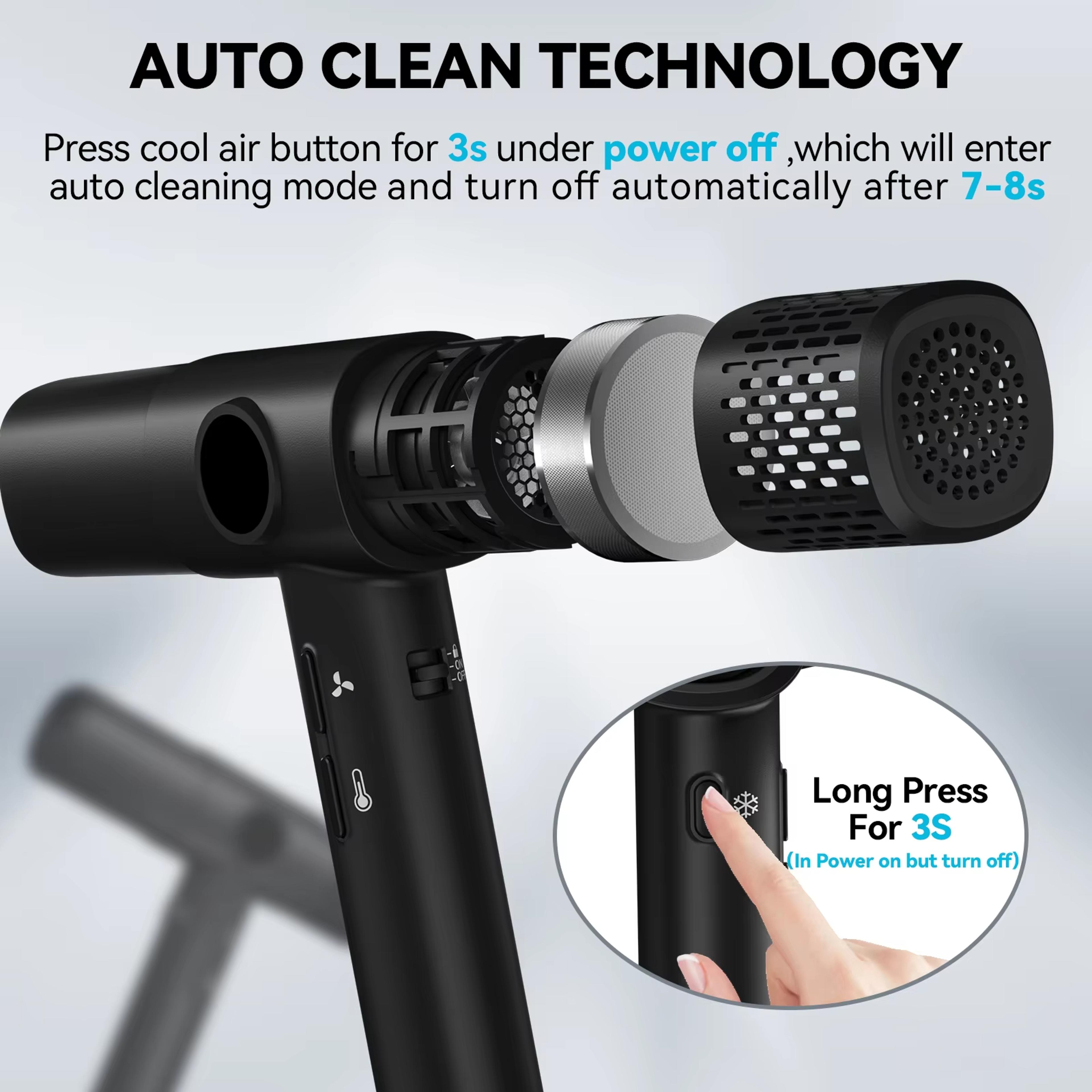 tinsol high speed hair dryer with ionic technology fast dry professional hair dryer
