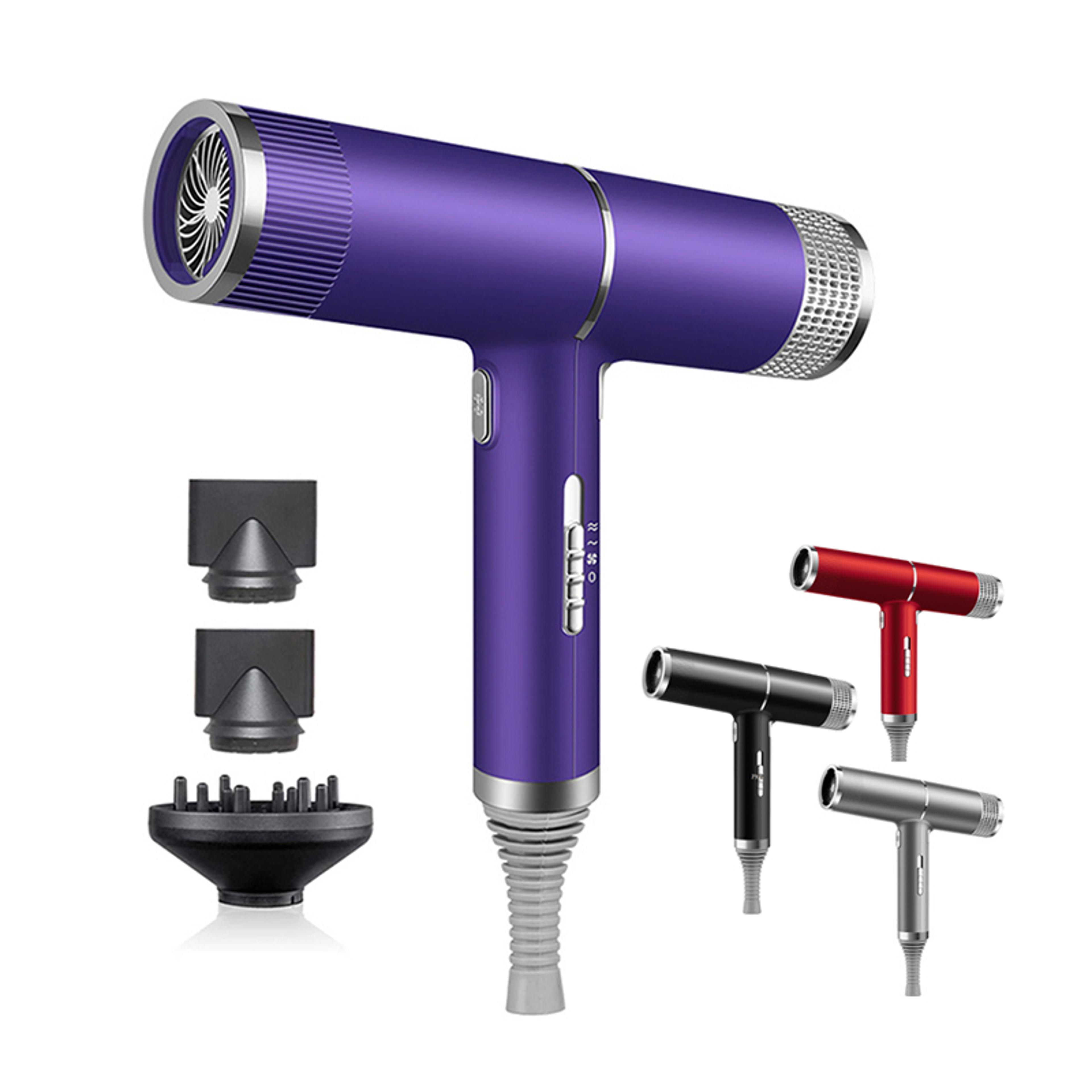 professional ionic hair dryer with low noise design & hot cold air for fast salon styling