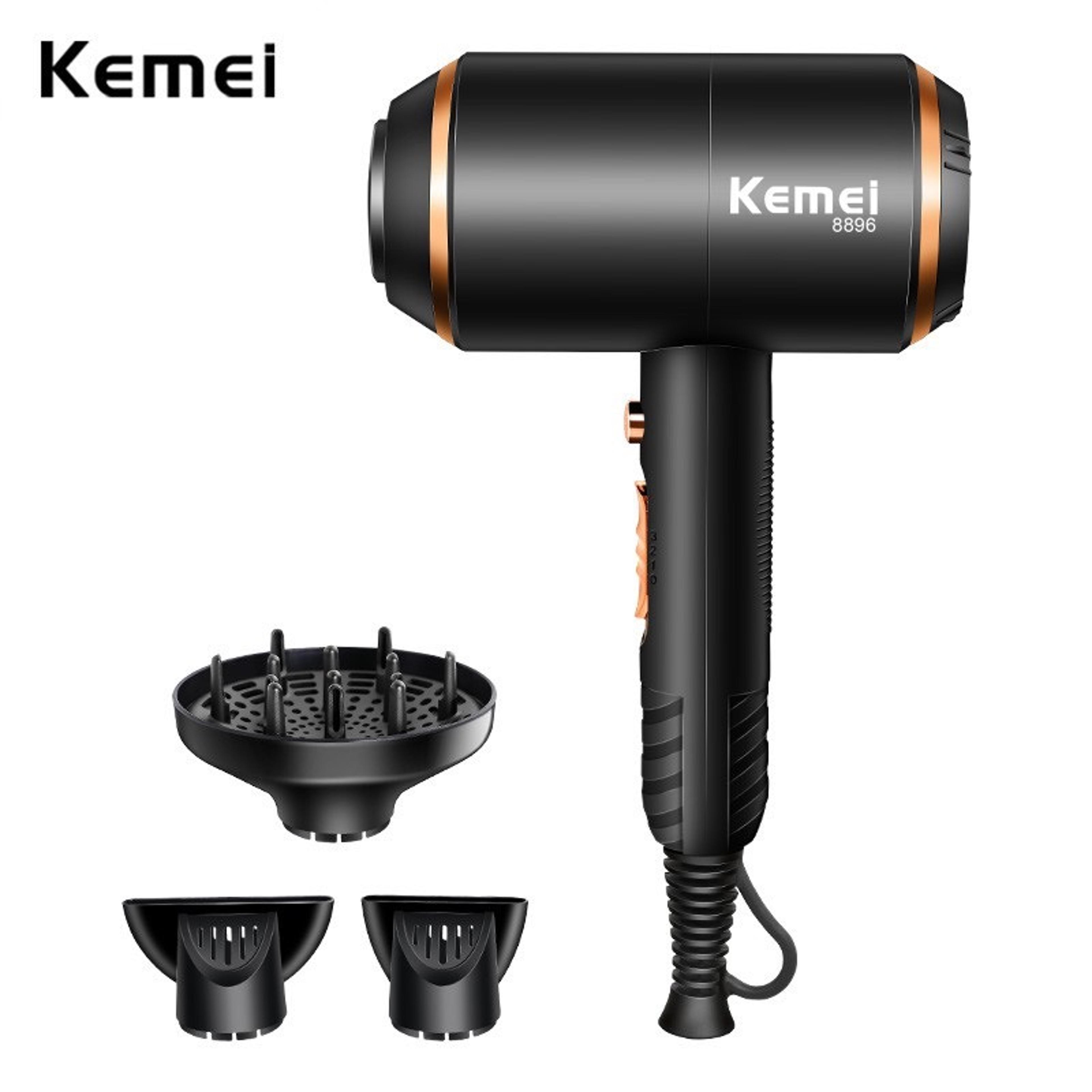 kemei ionic hair dryer powerful hair dryer with overheat protection for fast healthy drying