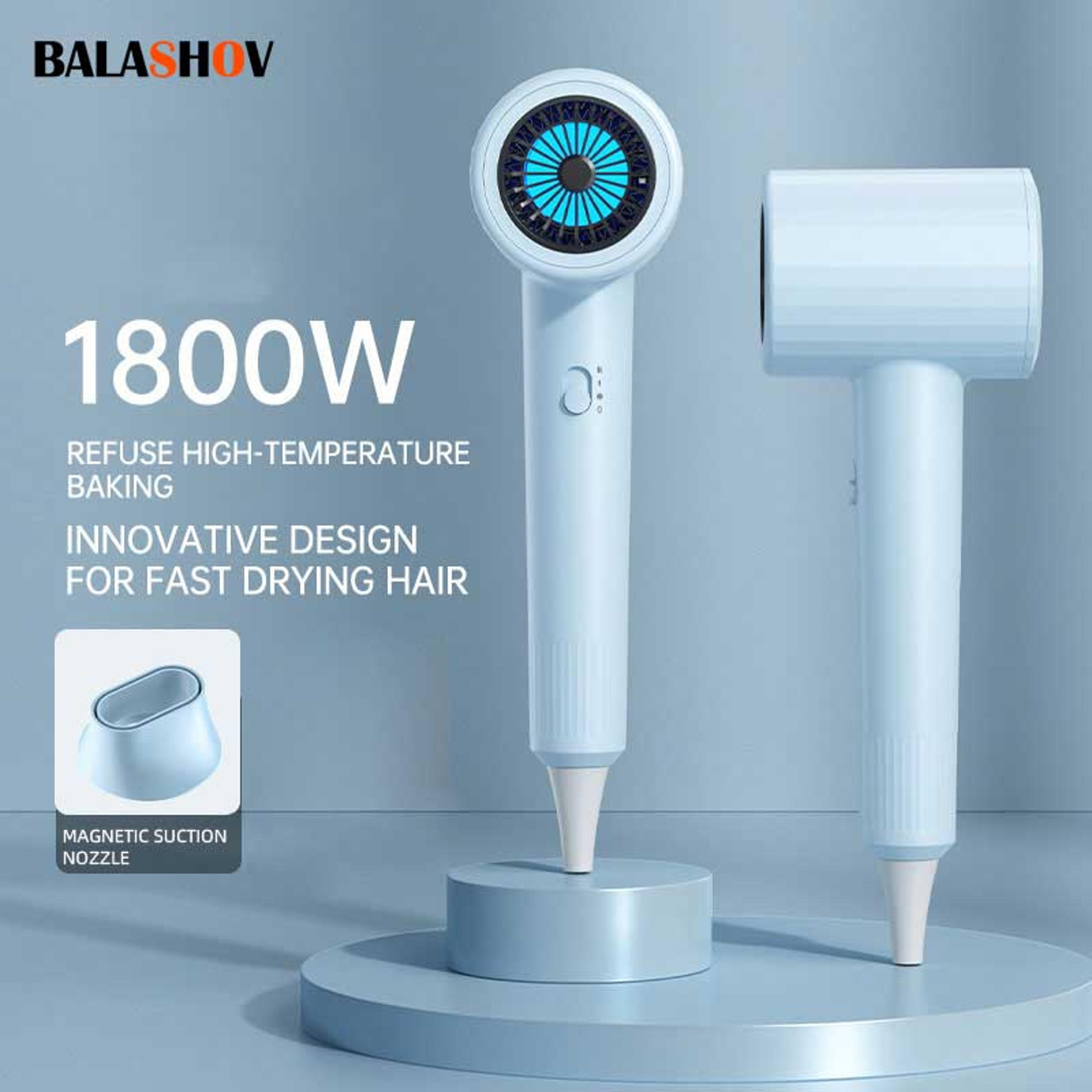 turboflow high speed hair dryer professional fast dry blow dryer with constant temperature control