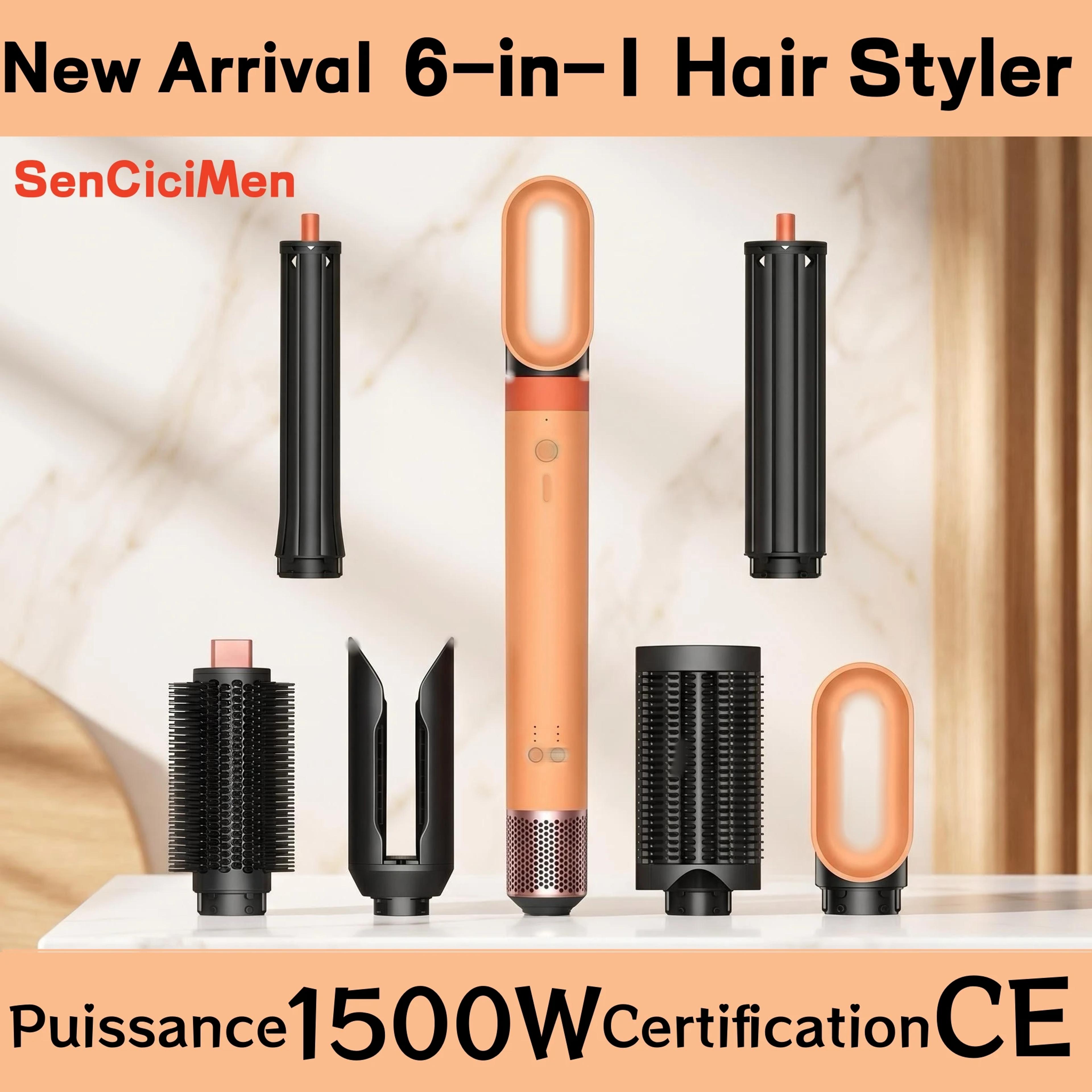 hair styler with negative ion hair dryer brush for fast drying curling & volumizing