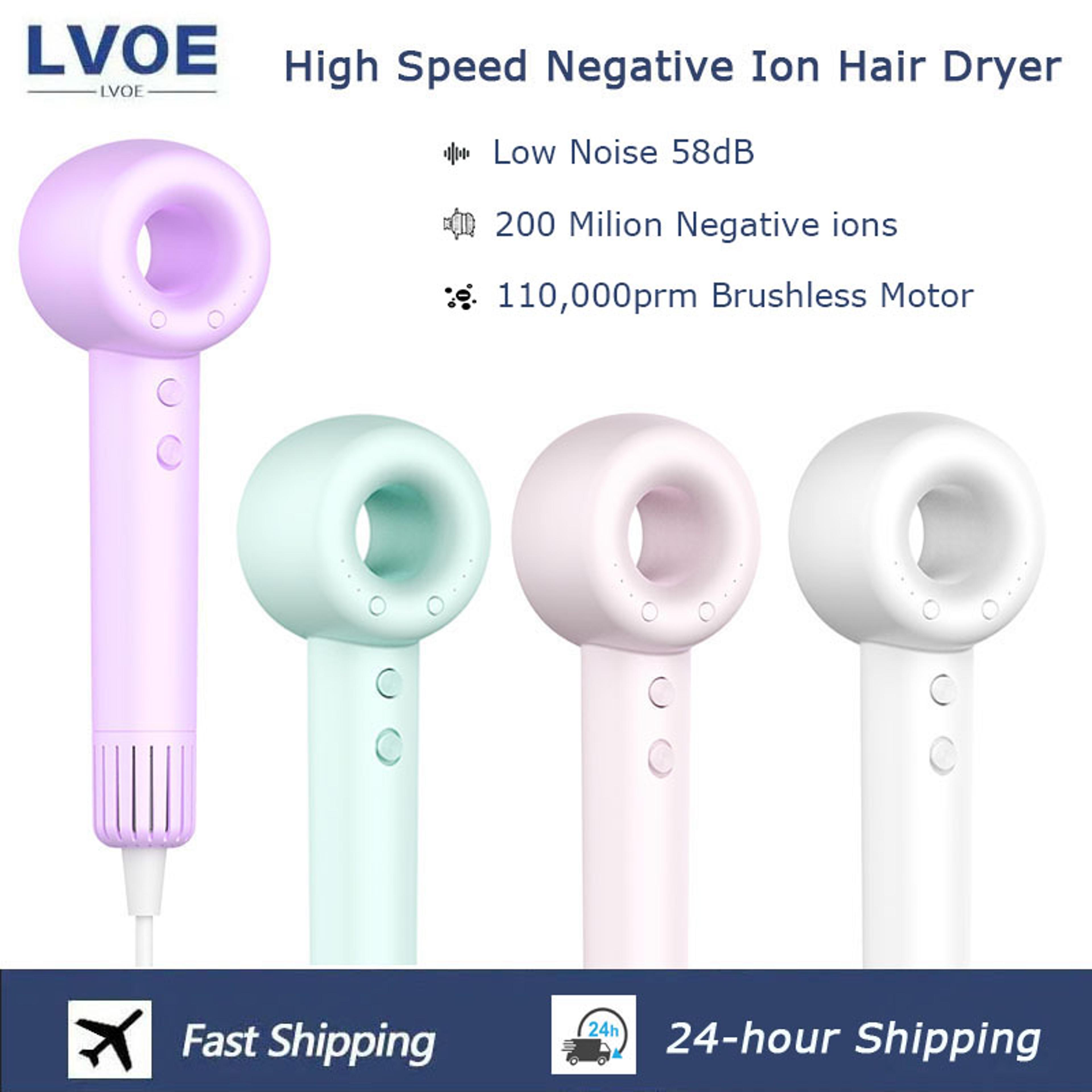 professional ionic hair dryer with negative ion technology & constant temperature fast drying
