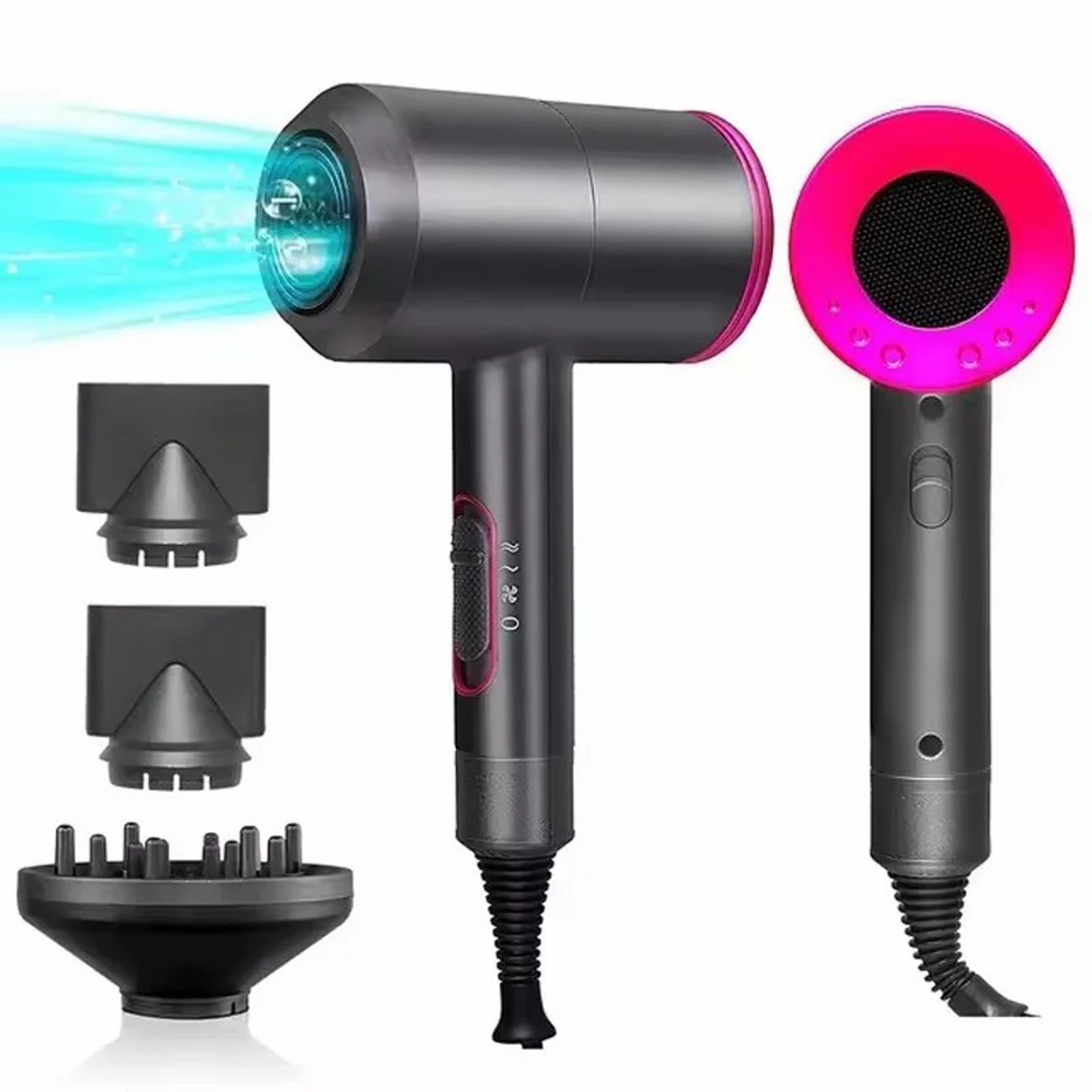 professional negative ion hair dryer with diffuser hot & cold air fast drying blow dryer