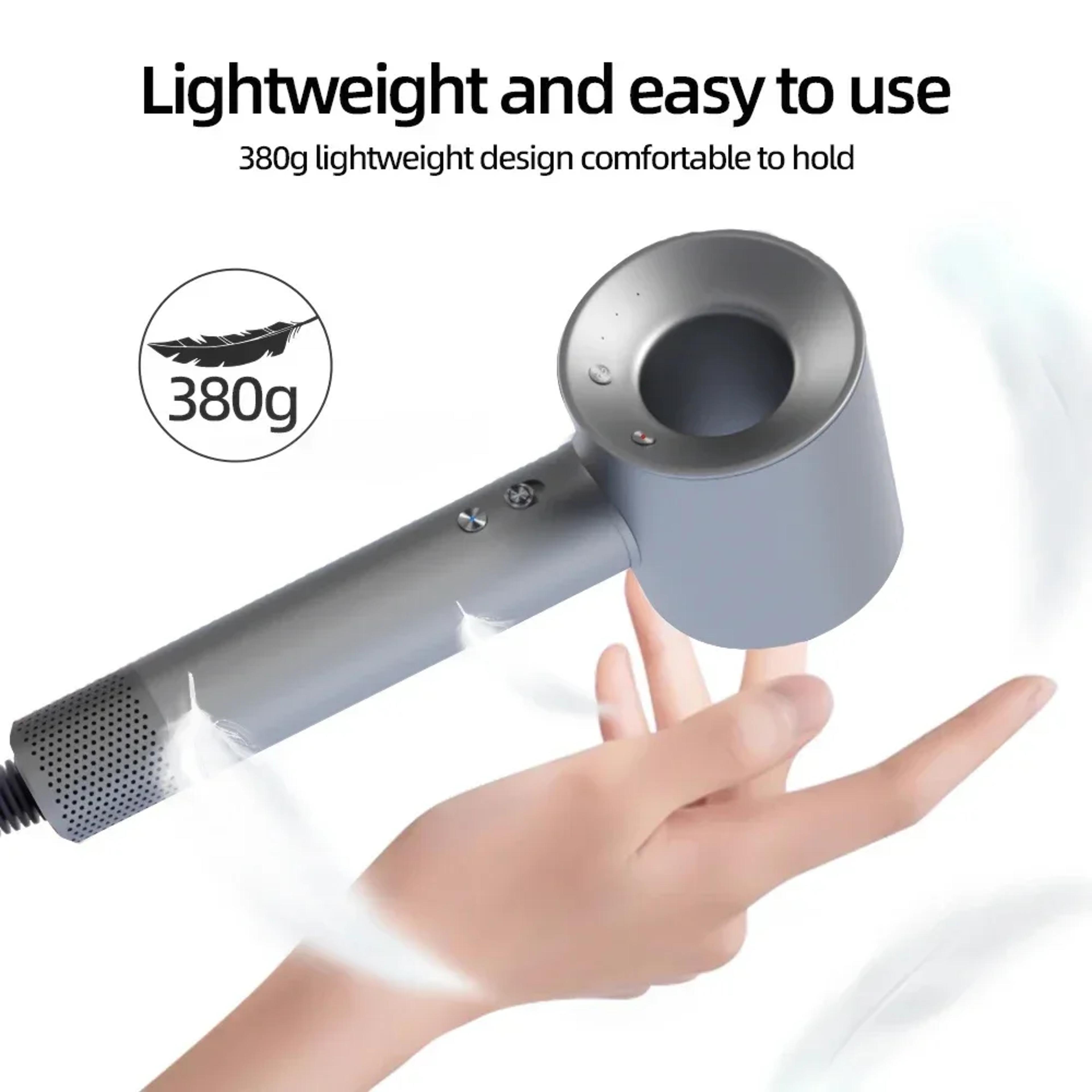 professional negative ion hair dryer high speed leafless salon blow dryer