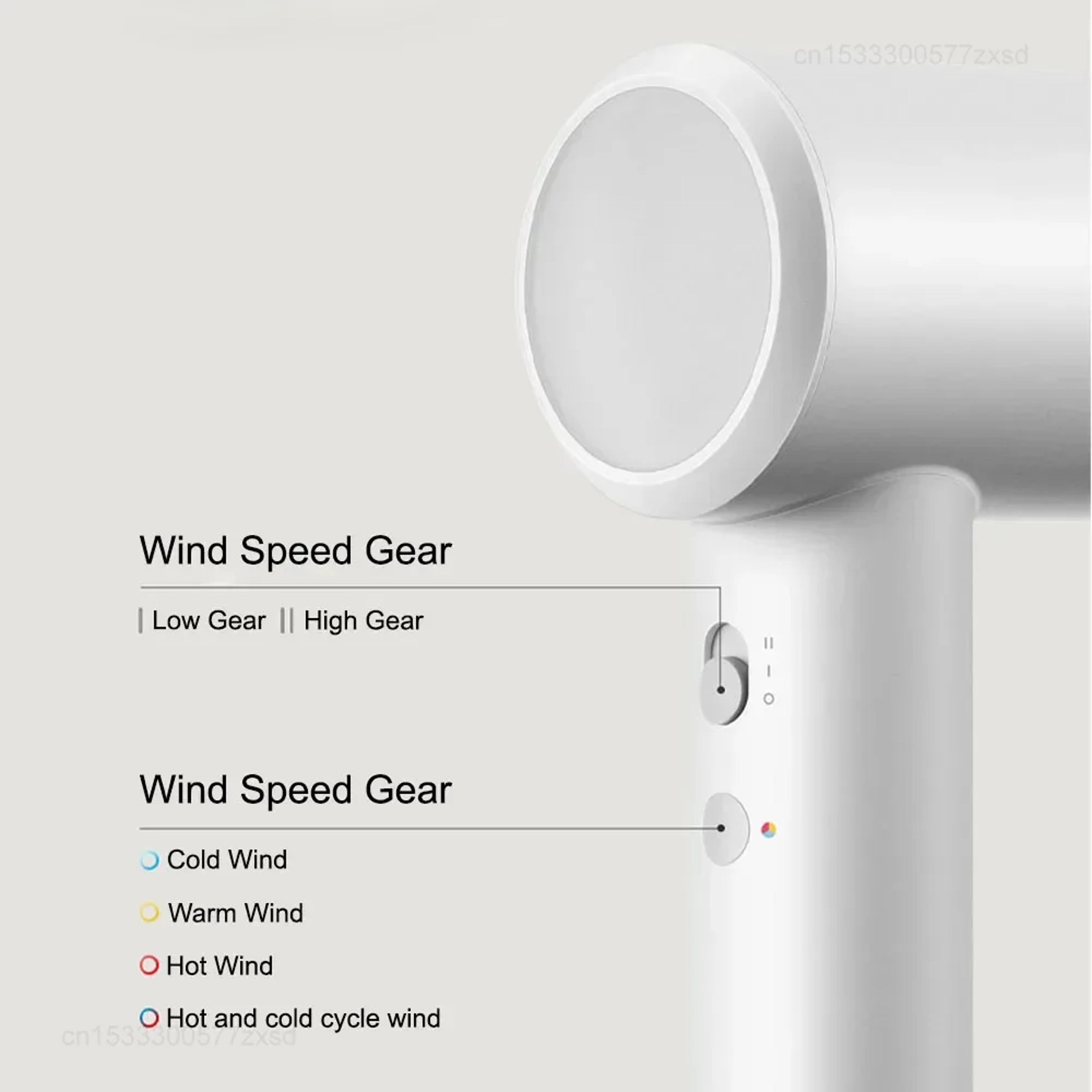 xiaomi mijia se high speed hair dryer with negative ion technology for fast smooth drying