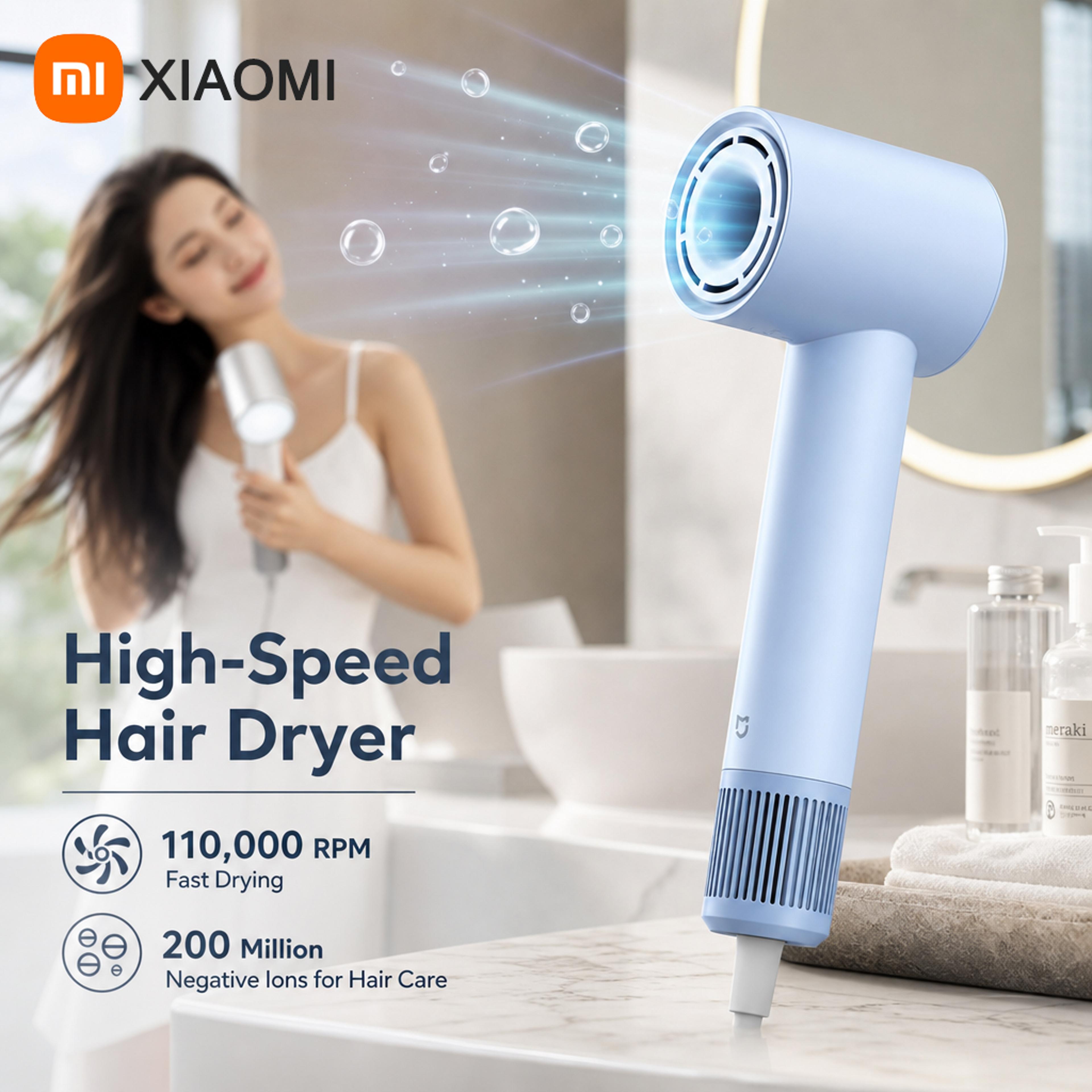 se high speed hair dryer with negative ion technology for fast smooth drying