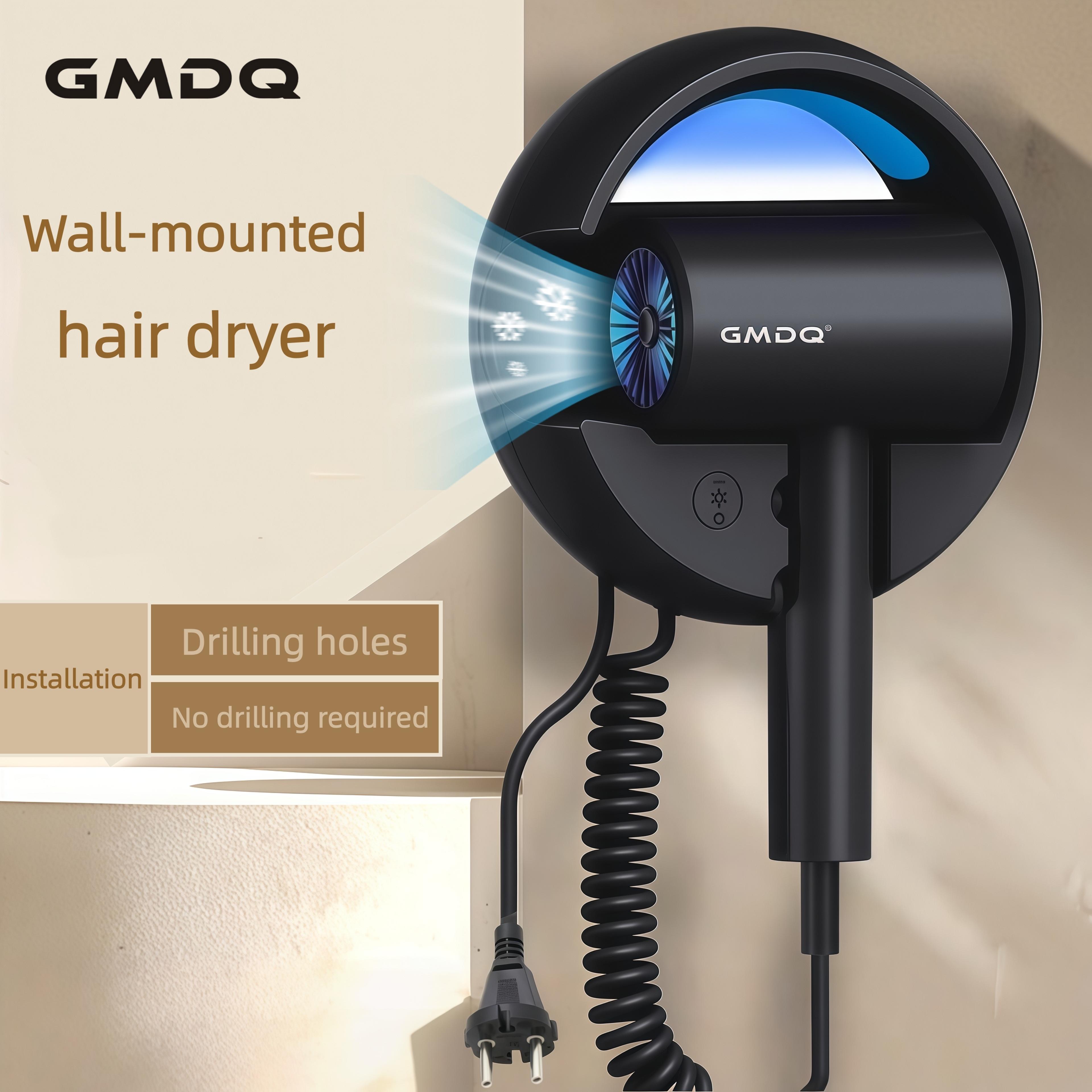 wall mounted hair dryer fast drying constant temperature blow dryer for home & hotel