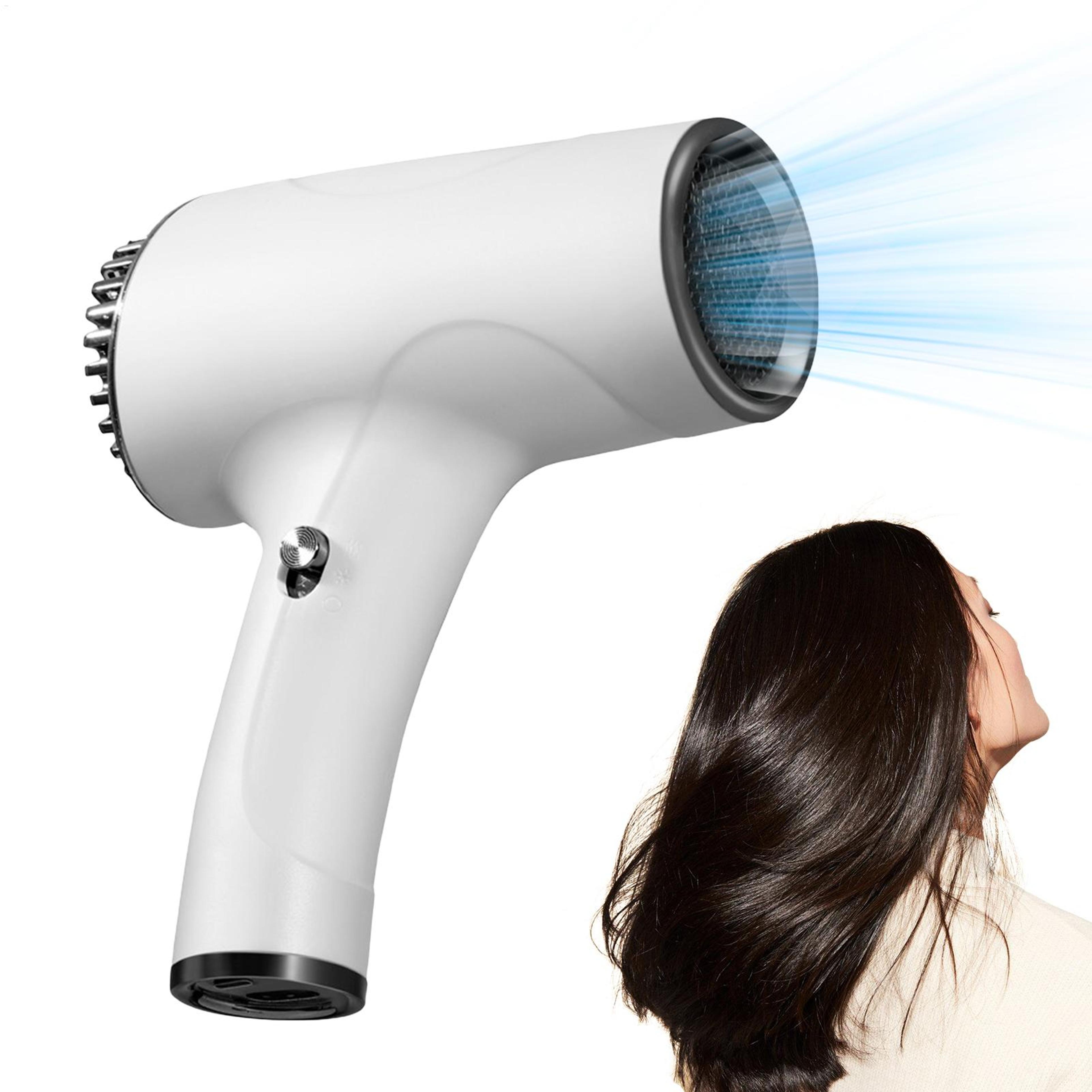 portable cordless hair dryer rechargeable travel hair dryer with hot & cold air and speed settings