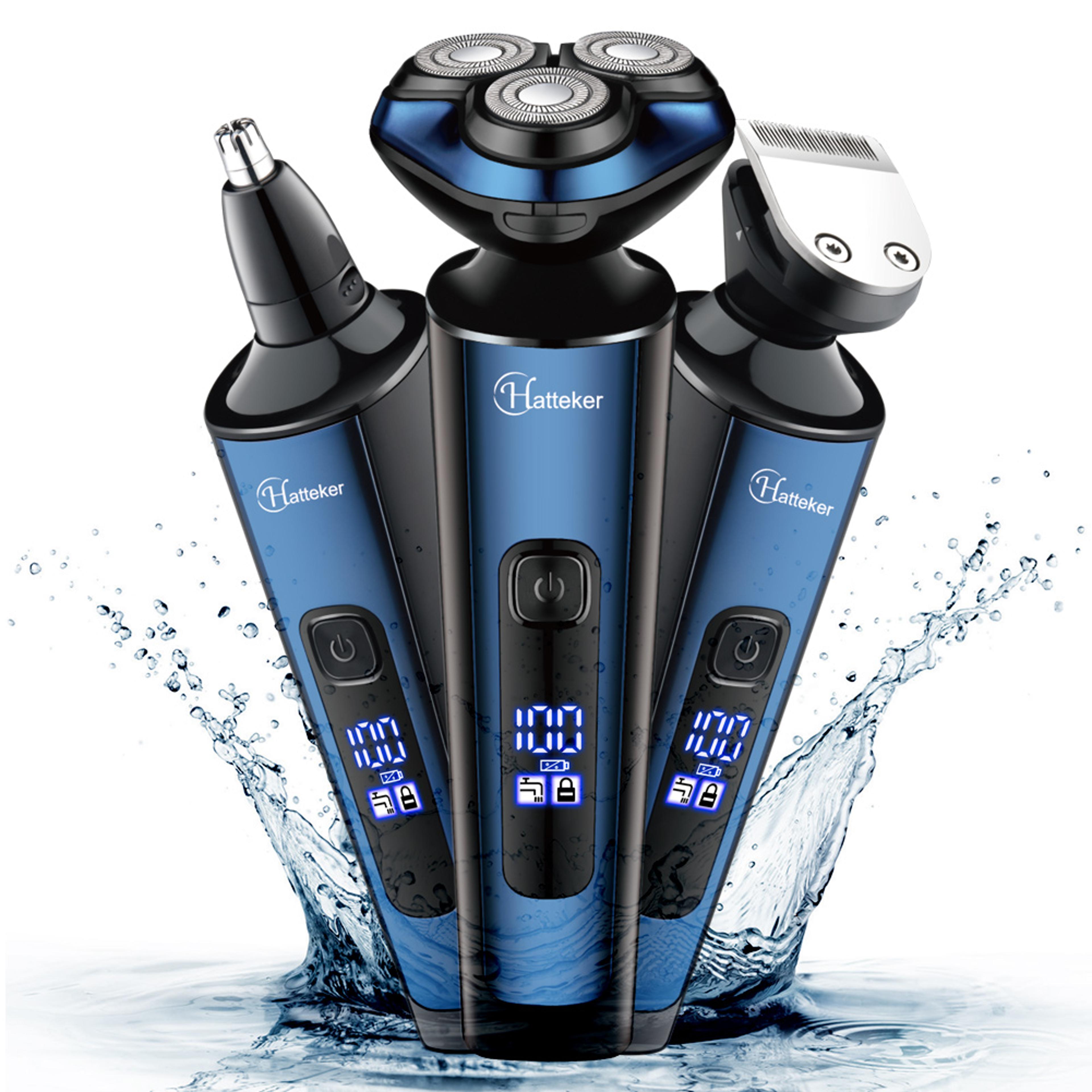 electric shaver for men rotary electric shaver & beard trimmer kit