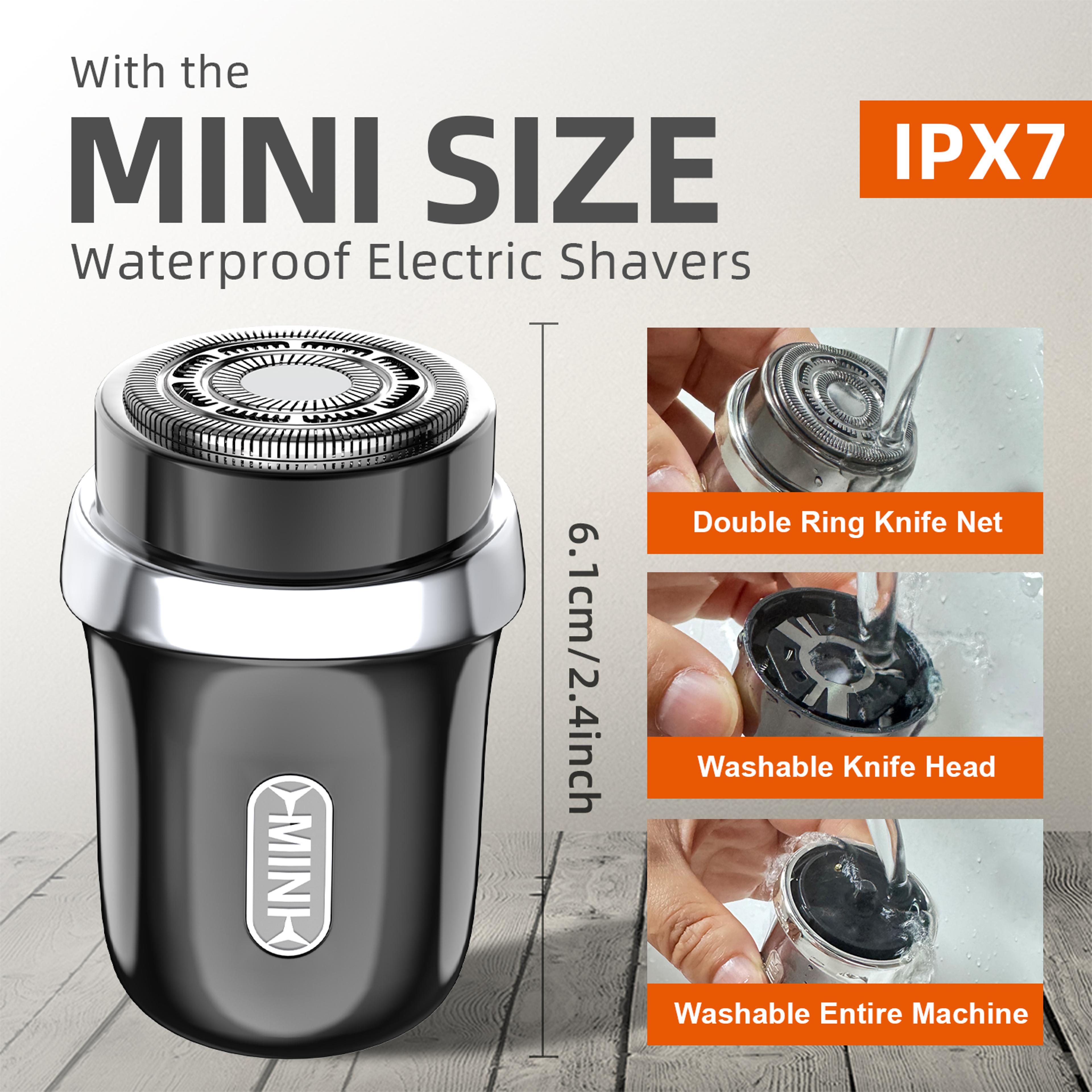 pocket pro mini electric shaver portable waterproof travel razor with usb rechargeable design