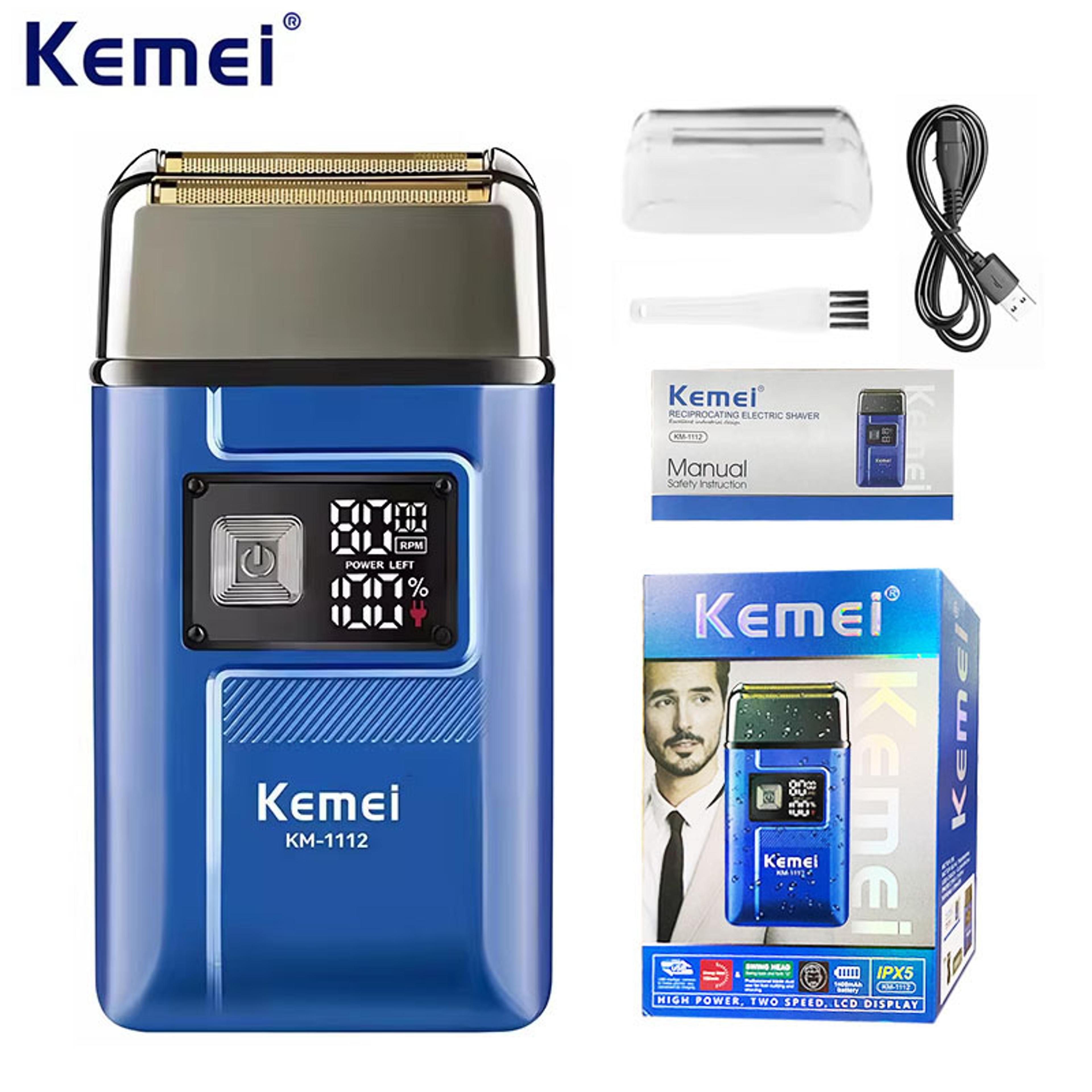 electric shaver for men rechargeable beard razor with waterproof trimmer
