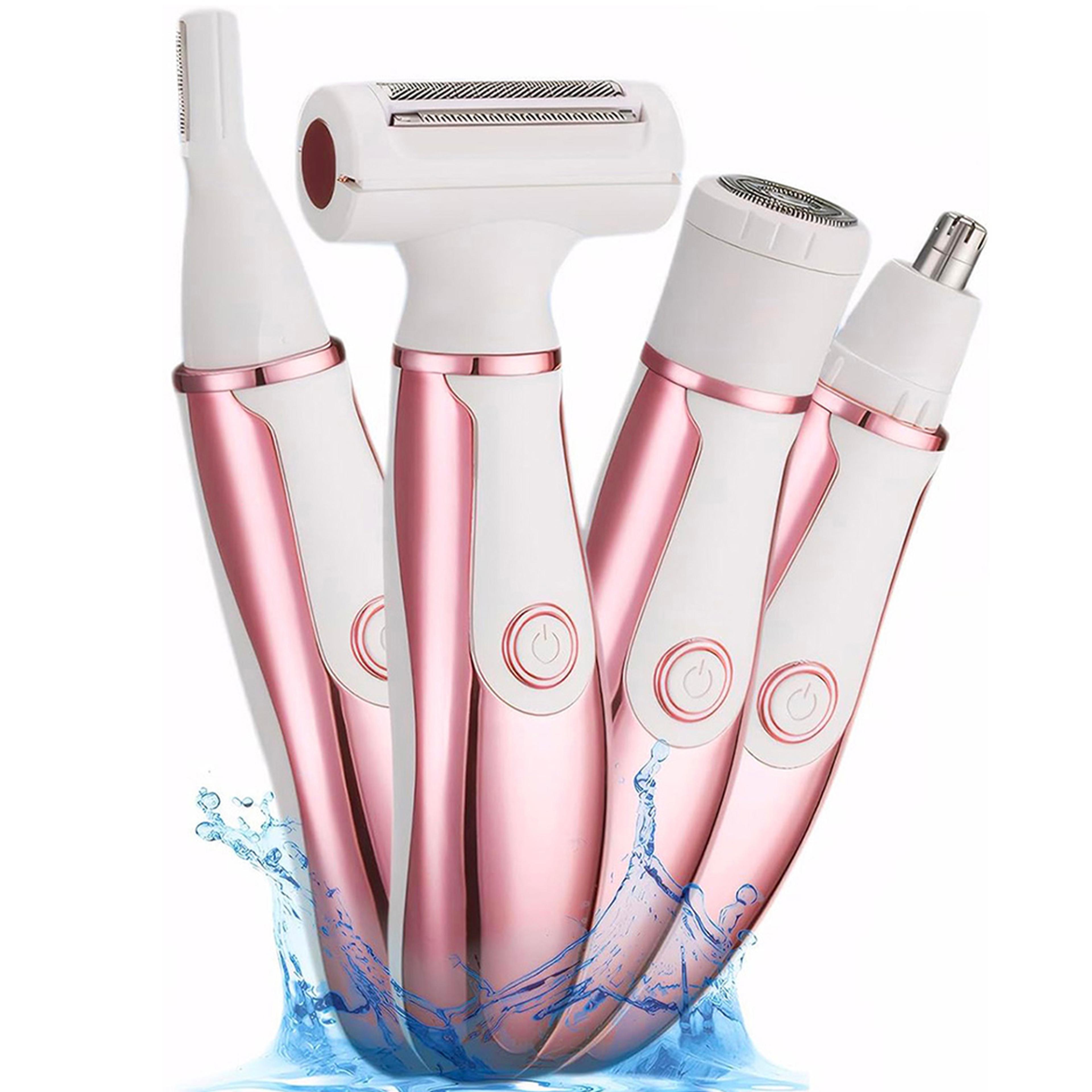 smoothglide electric lady shaver rechargeable women electric razor for face body & bikini