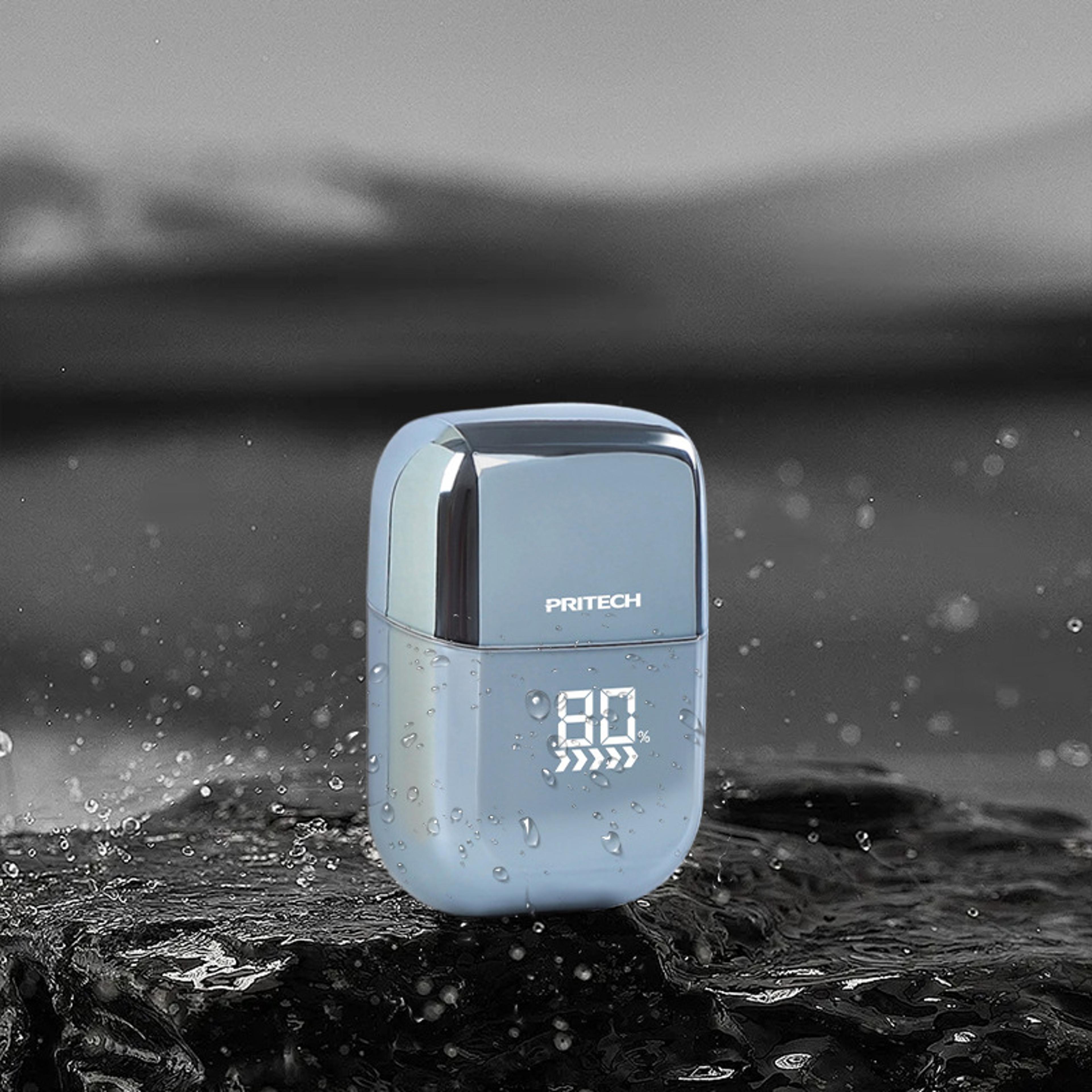 mini electric shaver portable usb c rechargeable travel razor with digital display