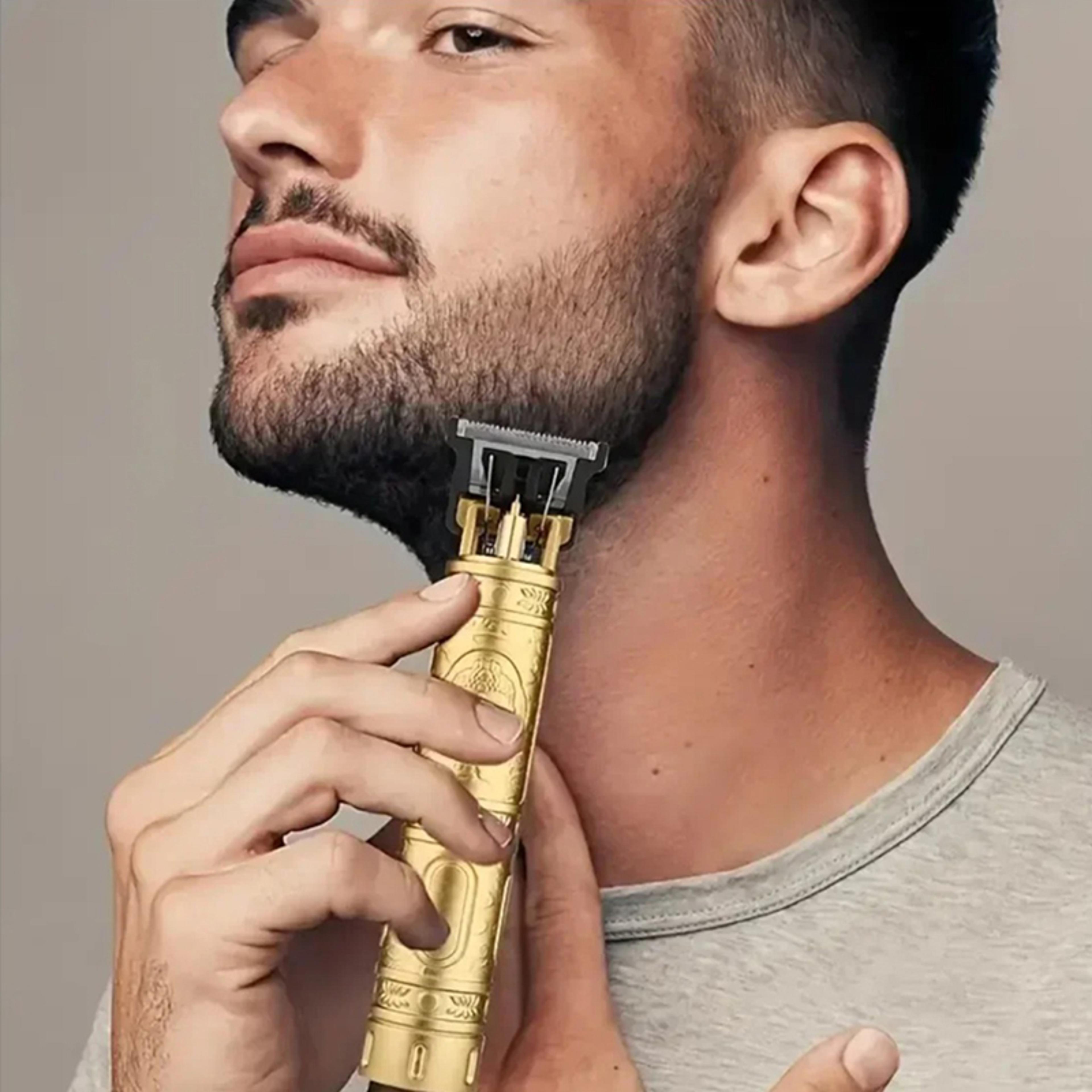 vintage hair clipper cordless usb rechargeable professional hair trimmer for men