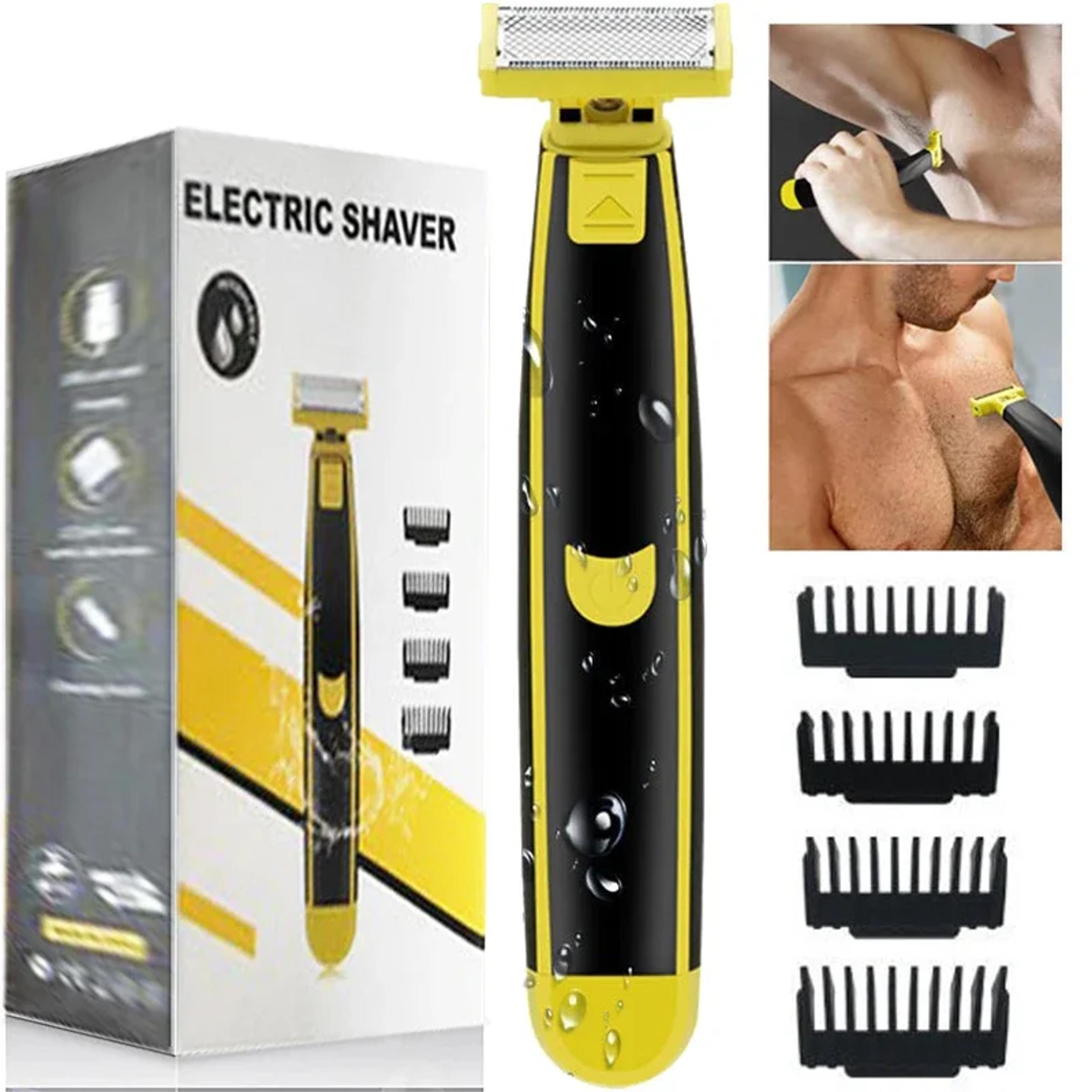 sensitive area body hair trimmer for men rechargeable mens groin trimmer & bikini grooming shaver