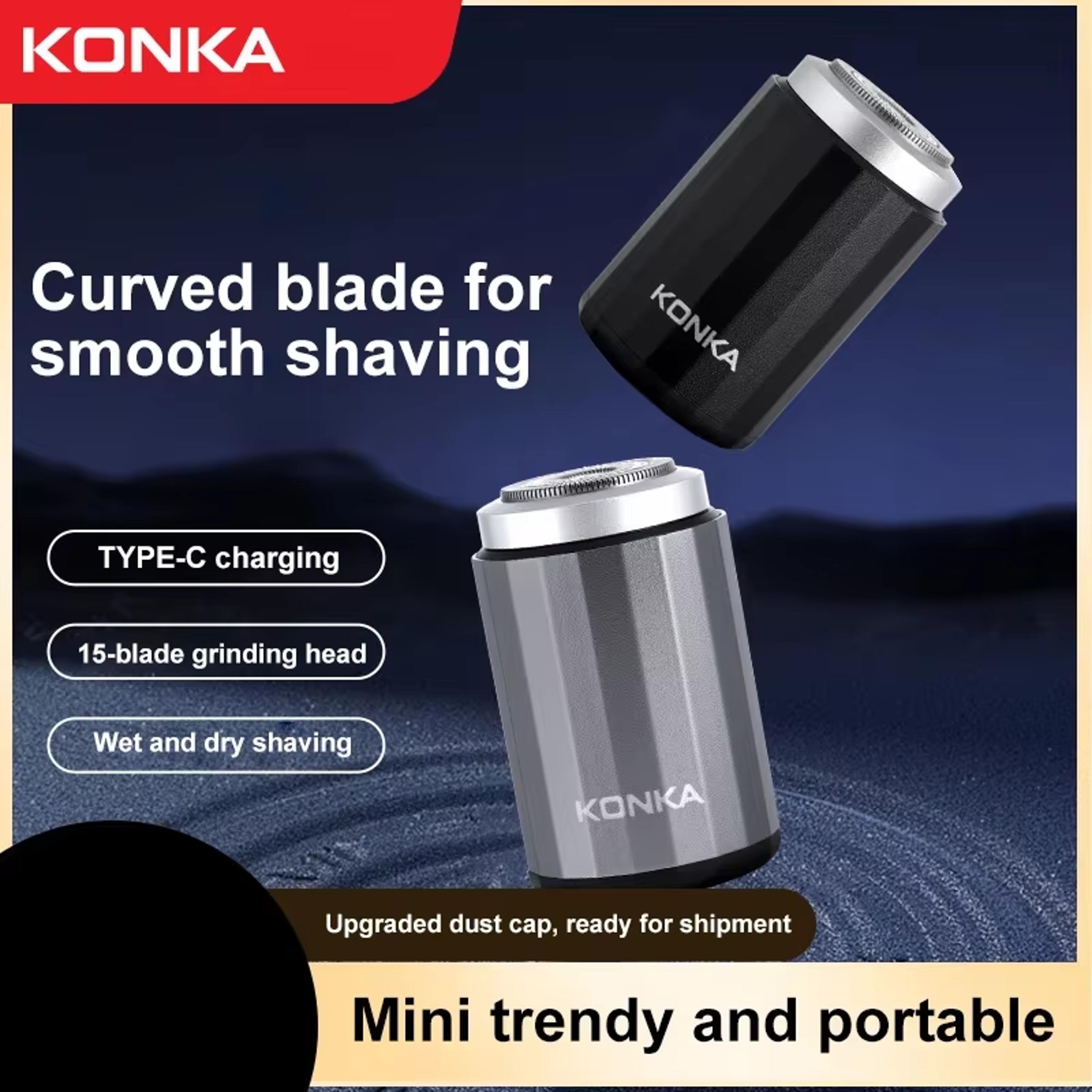 mini portable electric shaver usb c rechargeable waterproof wet & dry travel razor