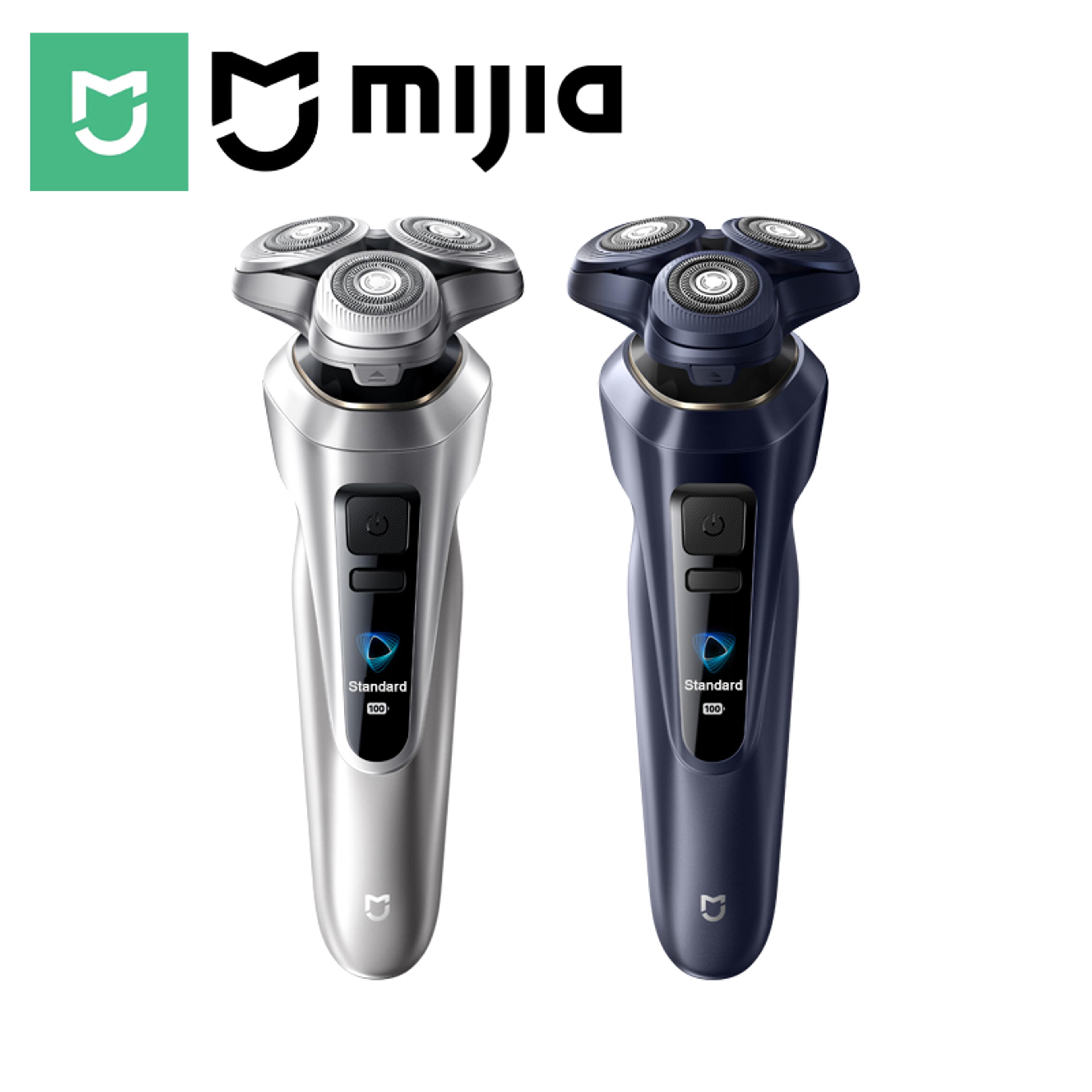 electric shaver with floating heads smart display & usb c fast charging