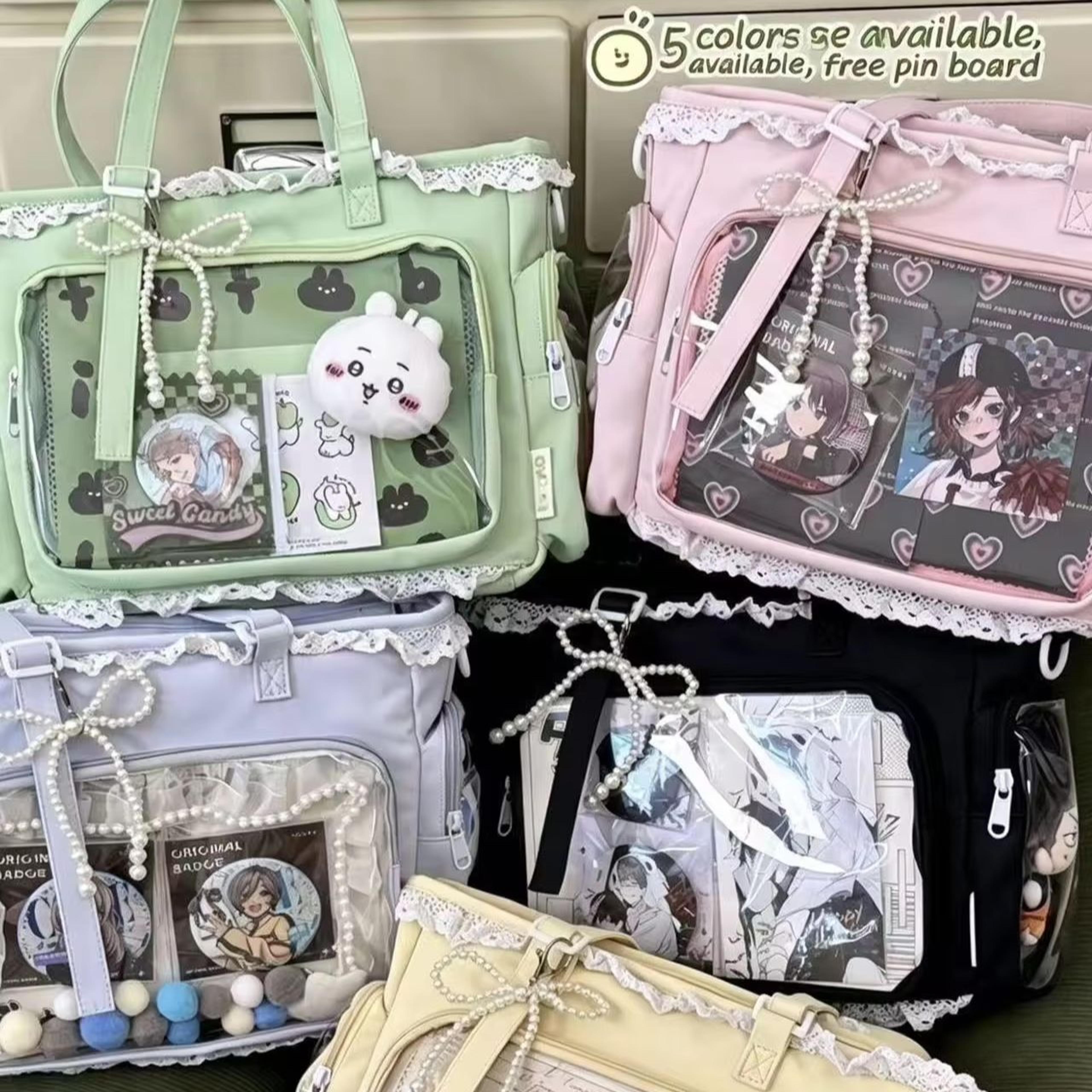 ballet girl ita bag large capacity anime crossbody bag kawaii shoulder handbag