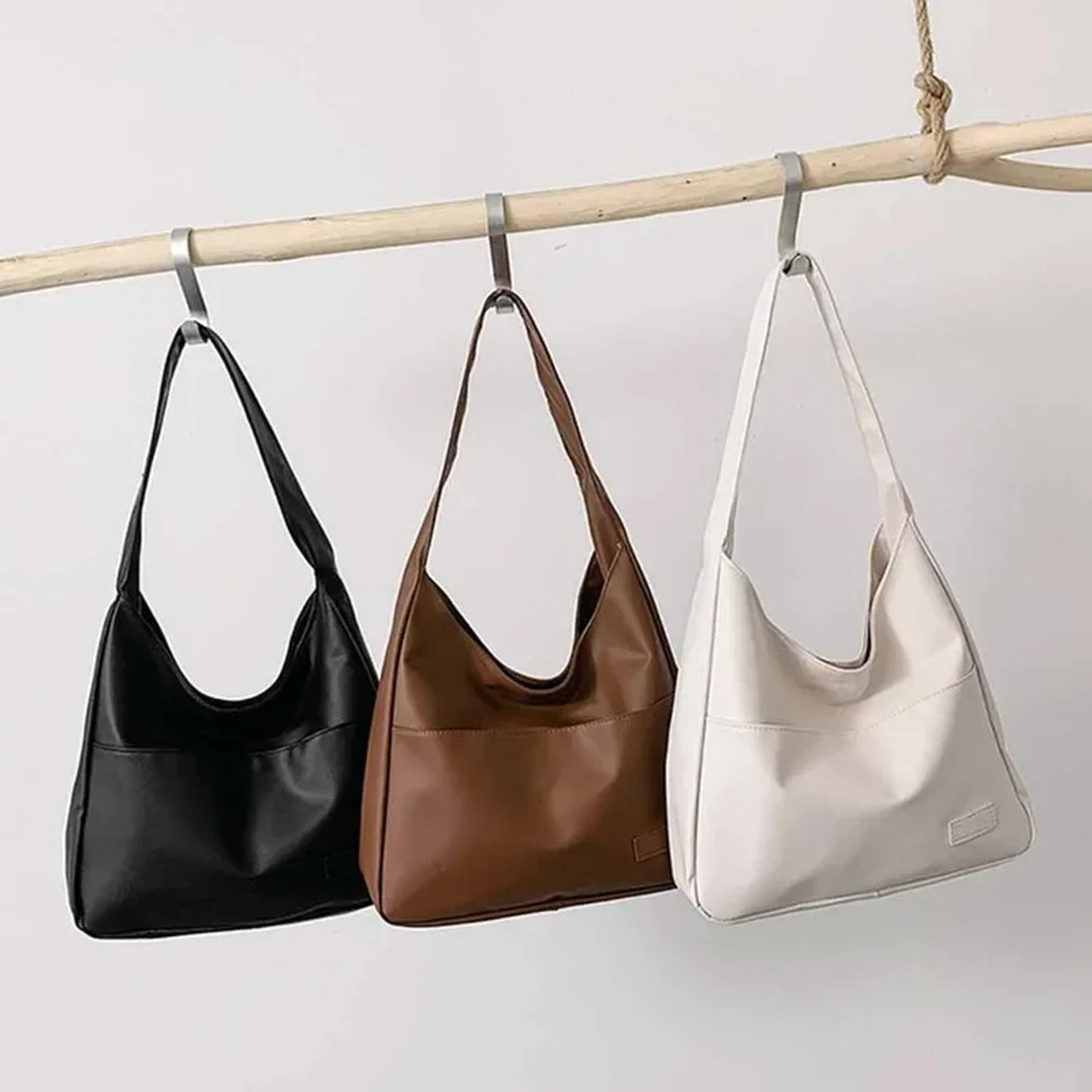 large capacity shoulder bag for women retro tote bag casual commuter handbag