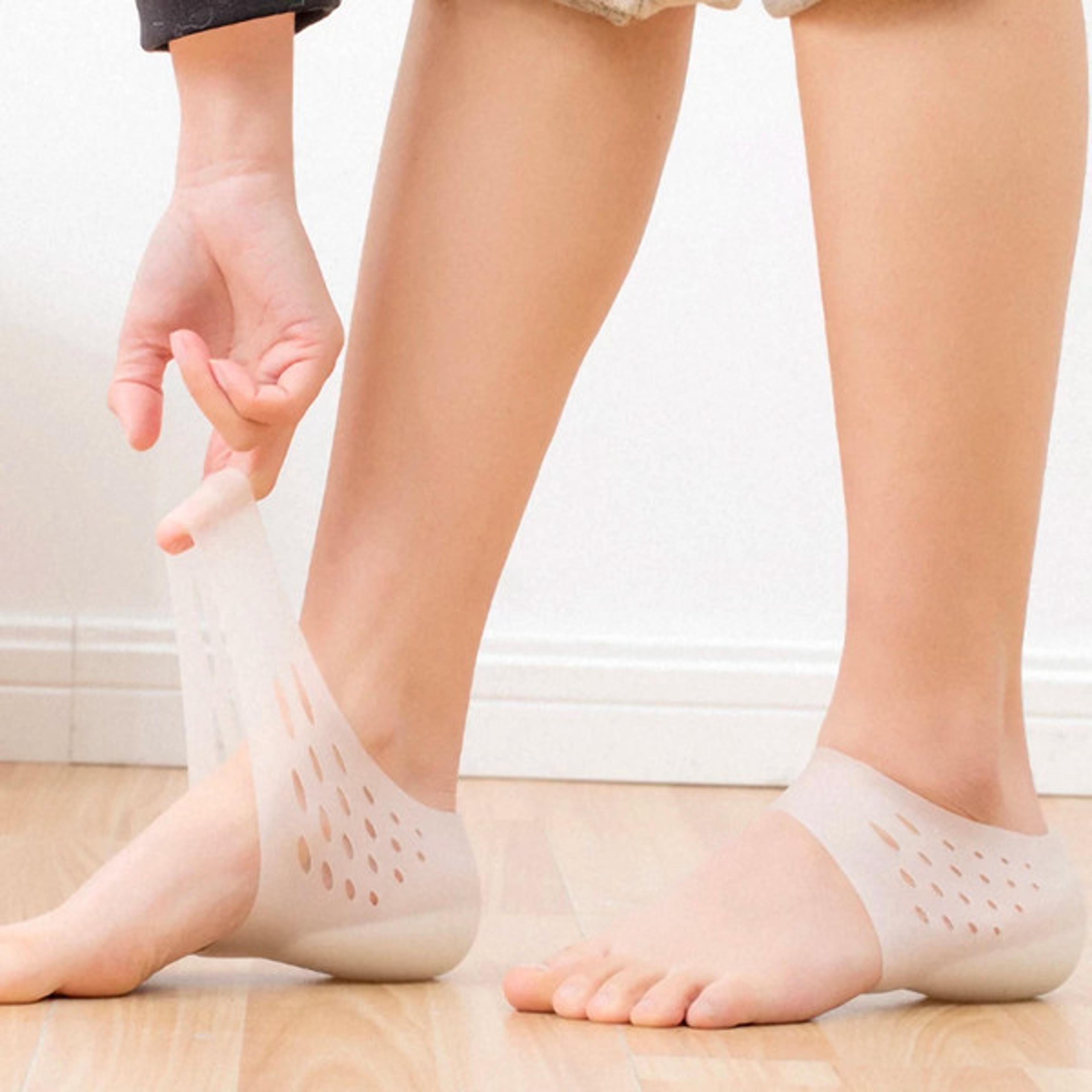 invisible height increase insoles - comfortable silicone height boosters | perfect gift for confidence