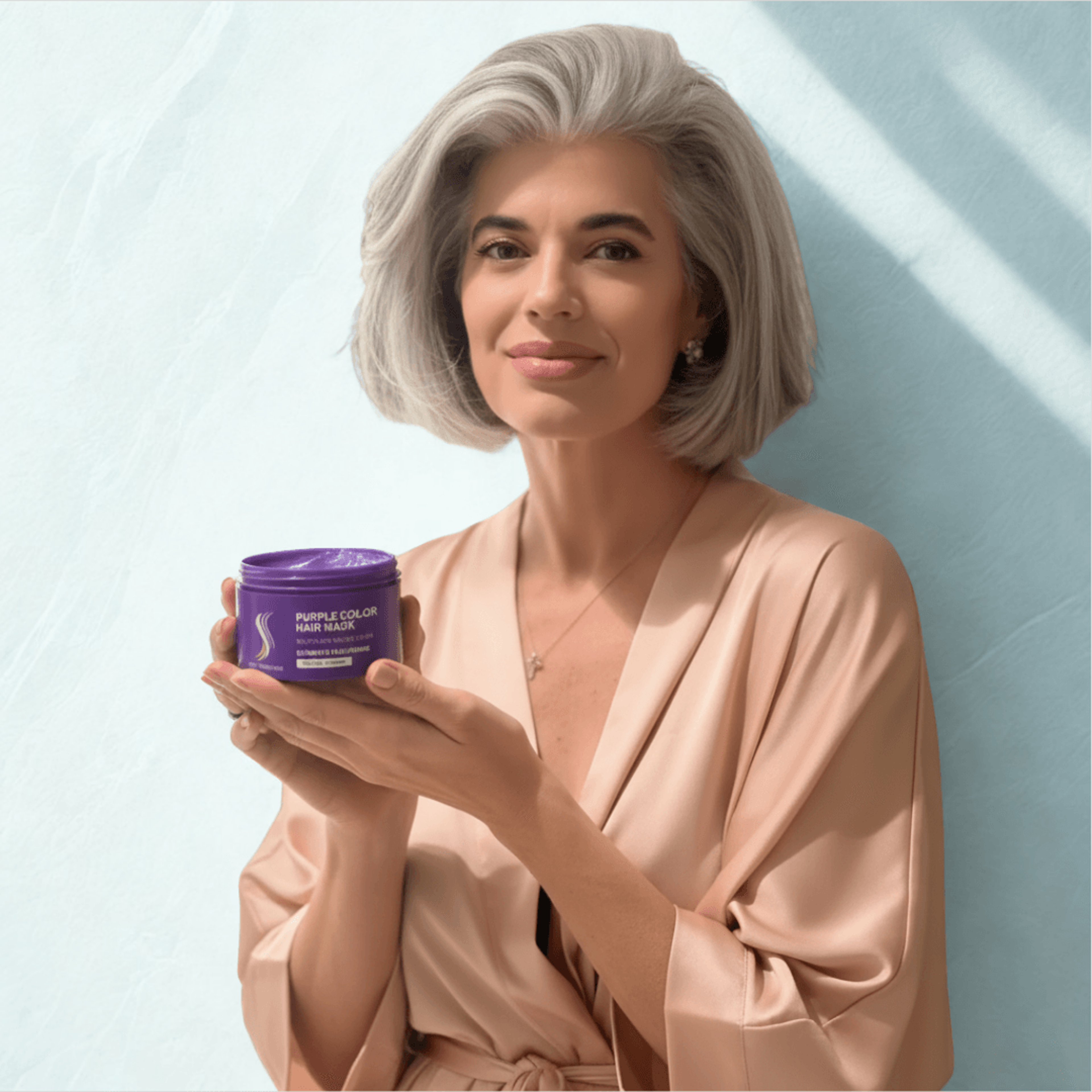 anti-yellowing purple hair mask