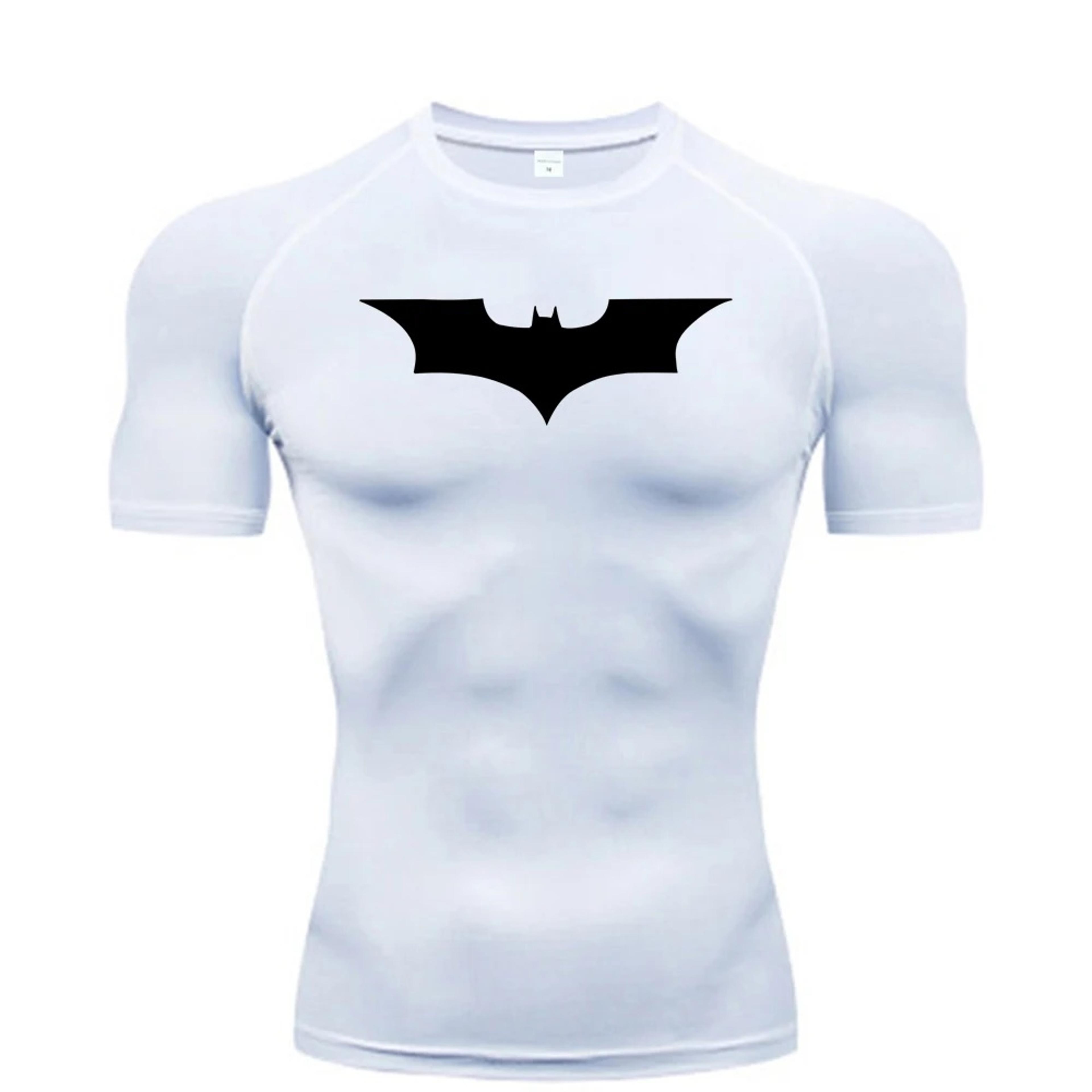 men spider compression t shirt quick dry running gym fitness tight sportswear