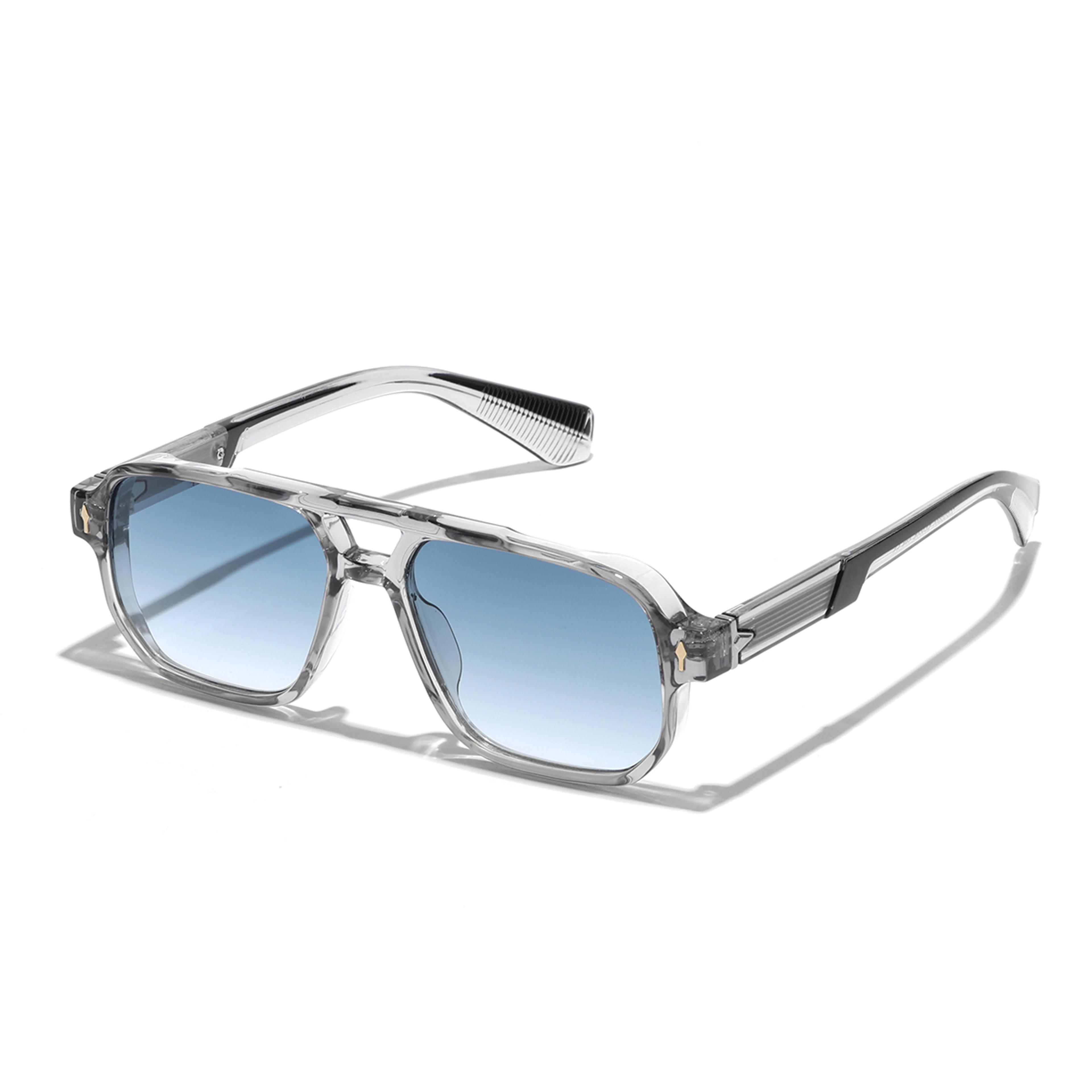 retro transparent frame sunglasses luxury designer square shades for men and women
