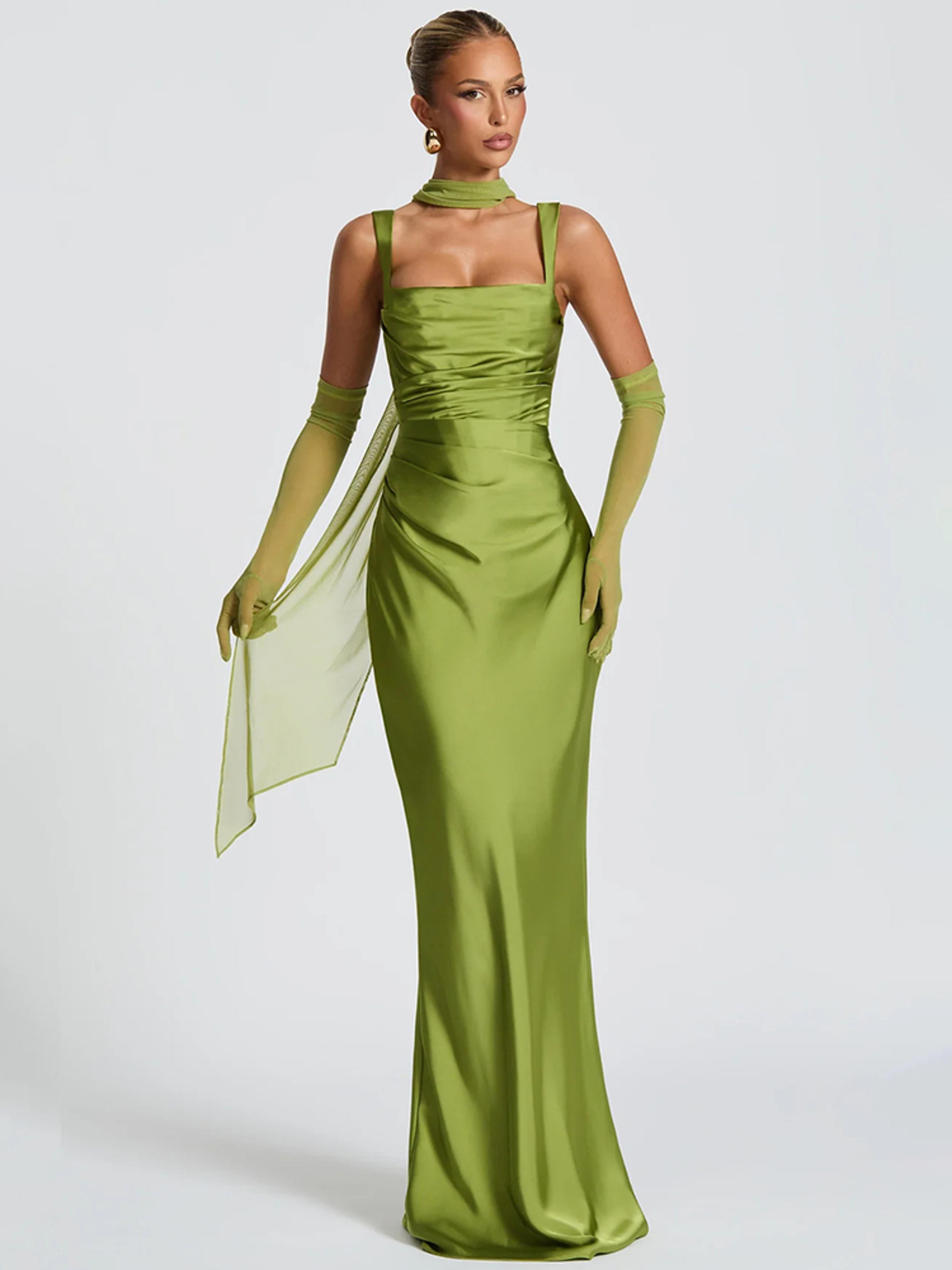 mozision elegant backless satin gown – sexy halter party maxi dress