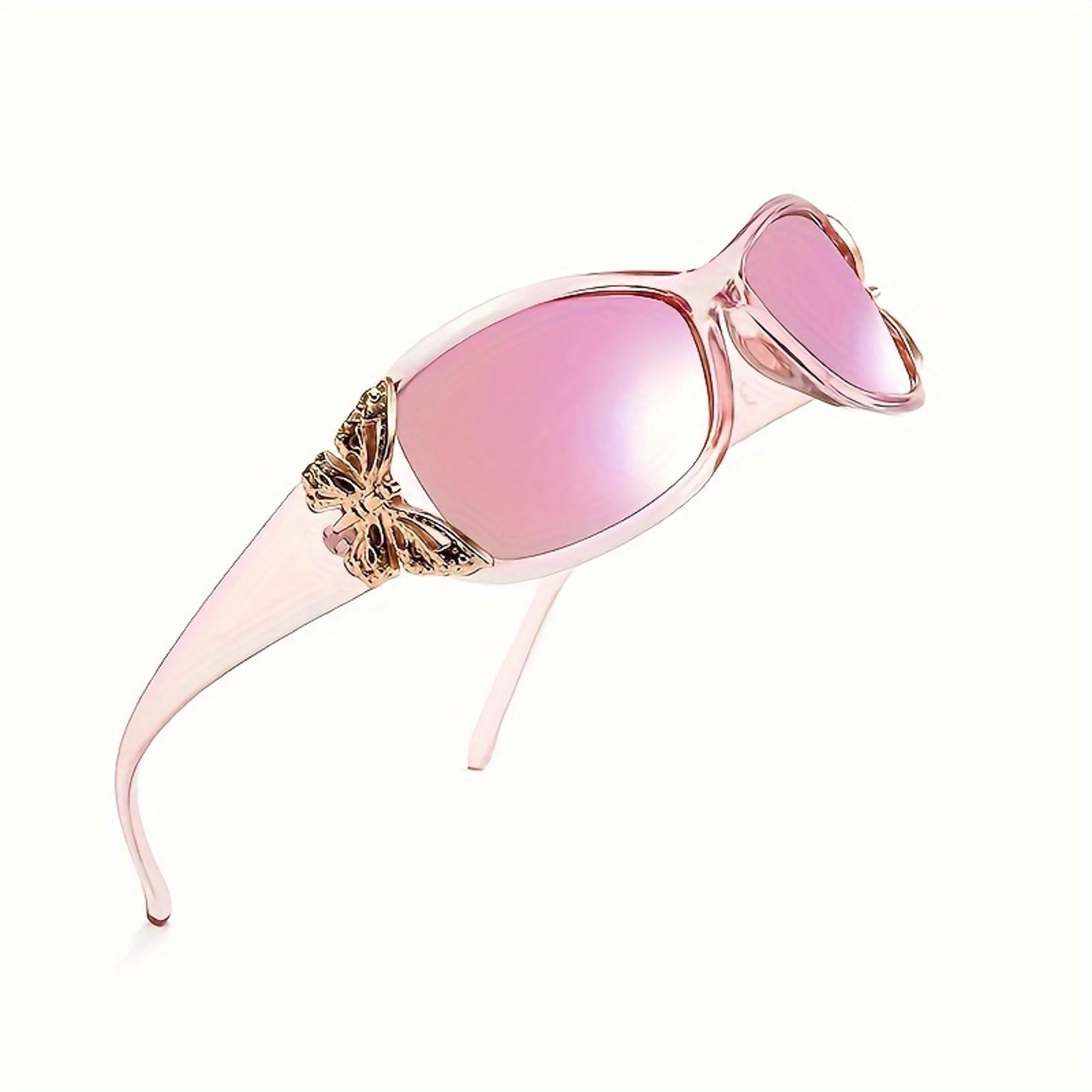aura retro butterfly wrap around sunglasses