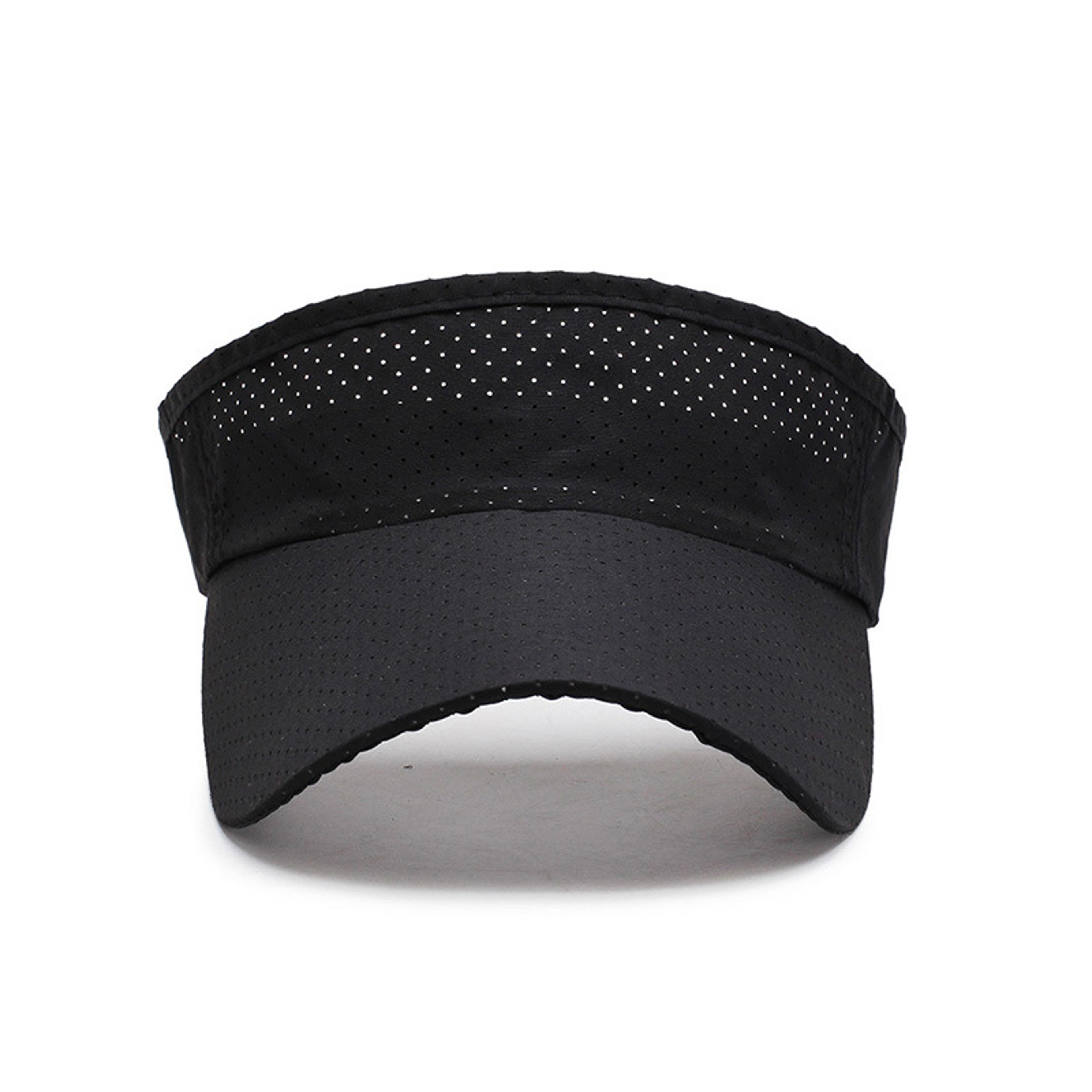 aeromesh quick-dry unisex sun visor – uv protection sports hat for tennis & running