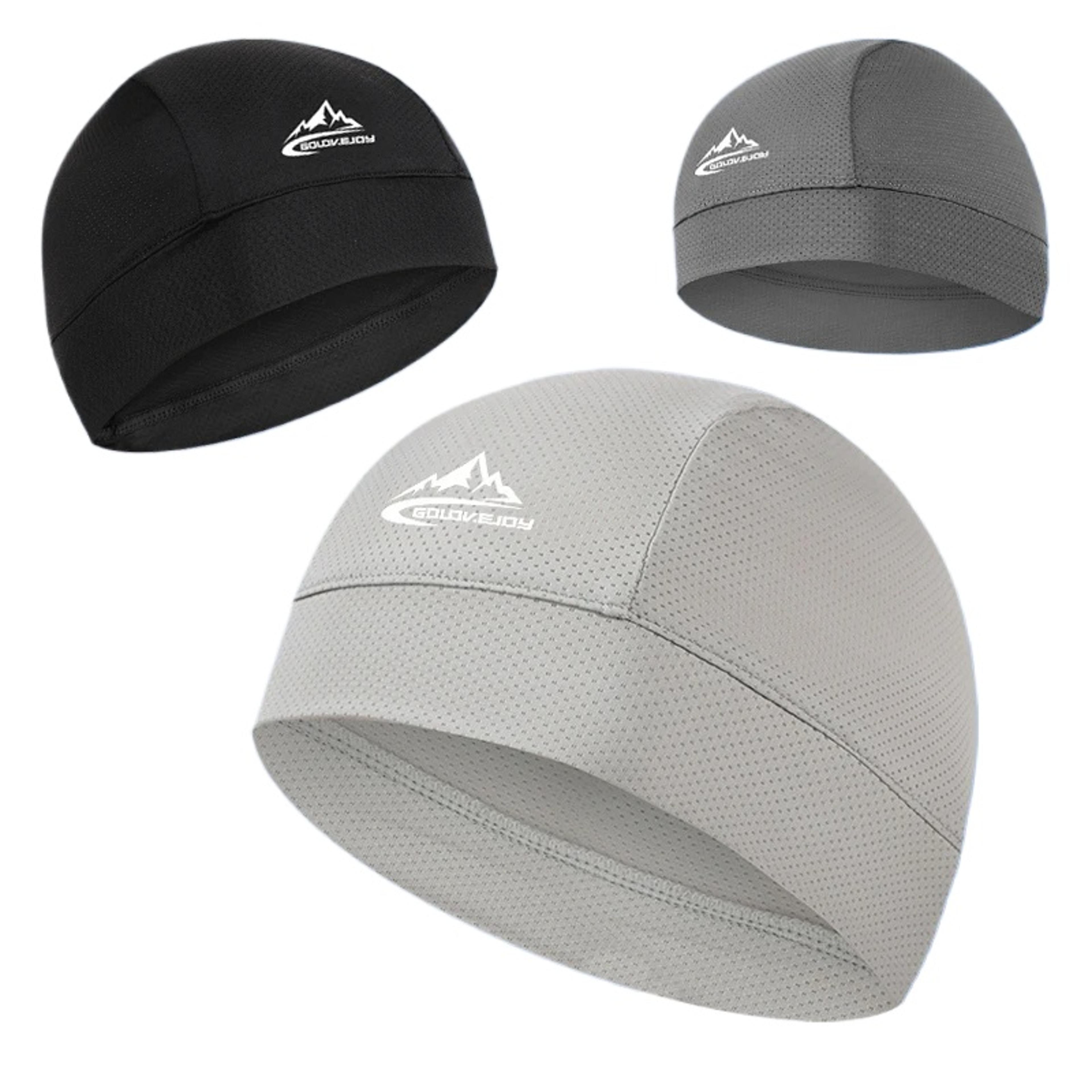 ice silk cycling cap: quick dry cooling skull cap & breathable helmet liner