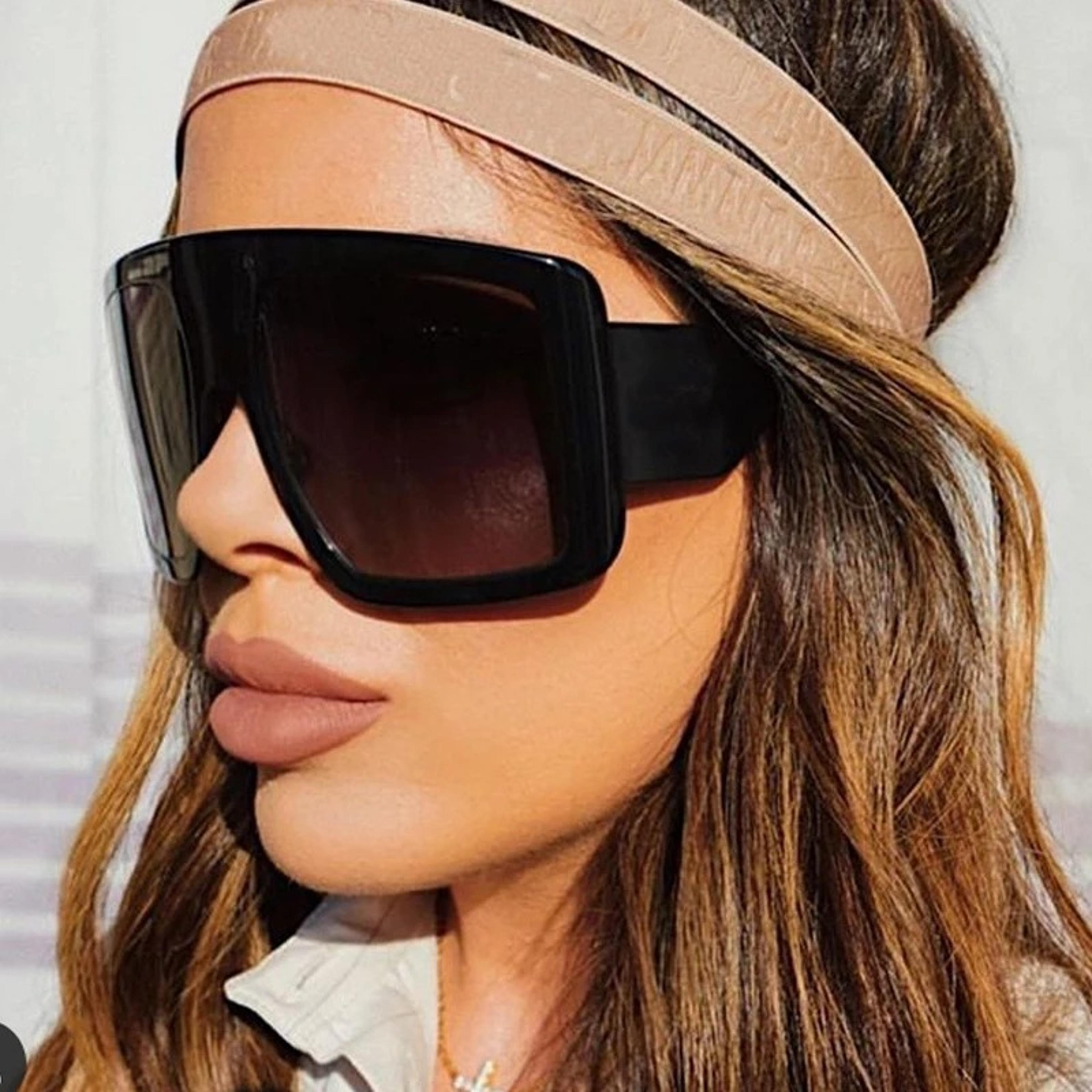 oversized square sunglasses punk outdoor riding eyewear with protection