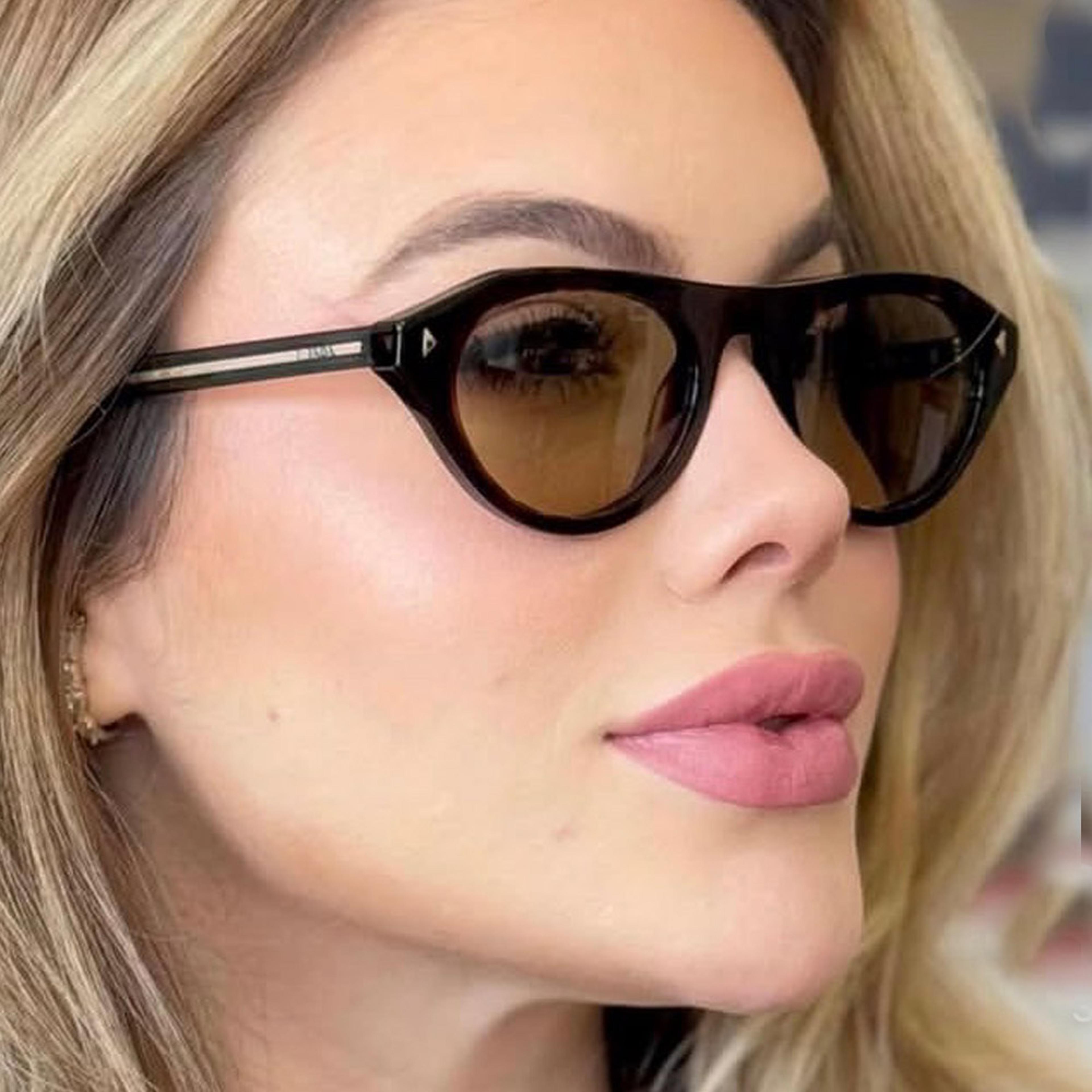 vintage triangle cat eye sunglasses small frame retro driving shades