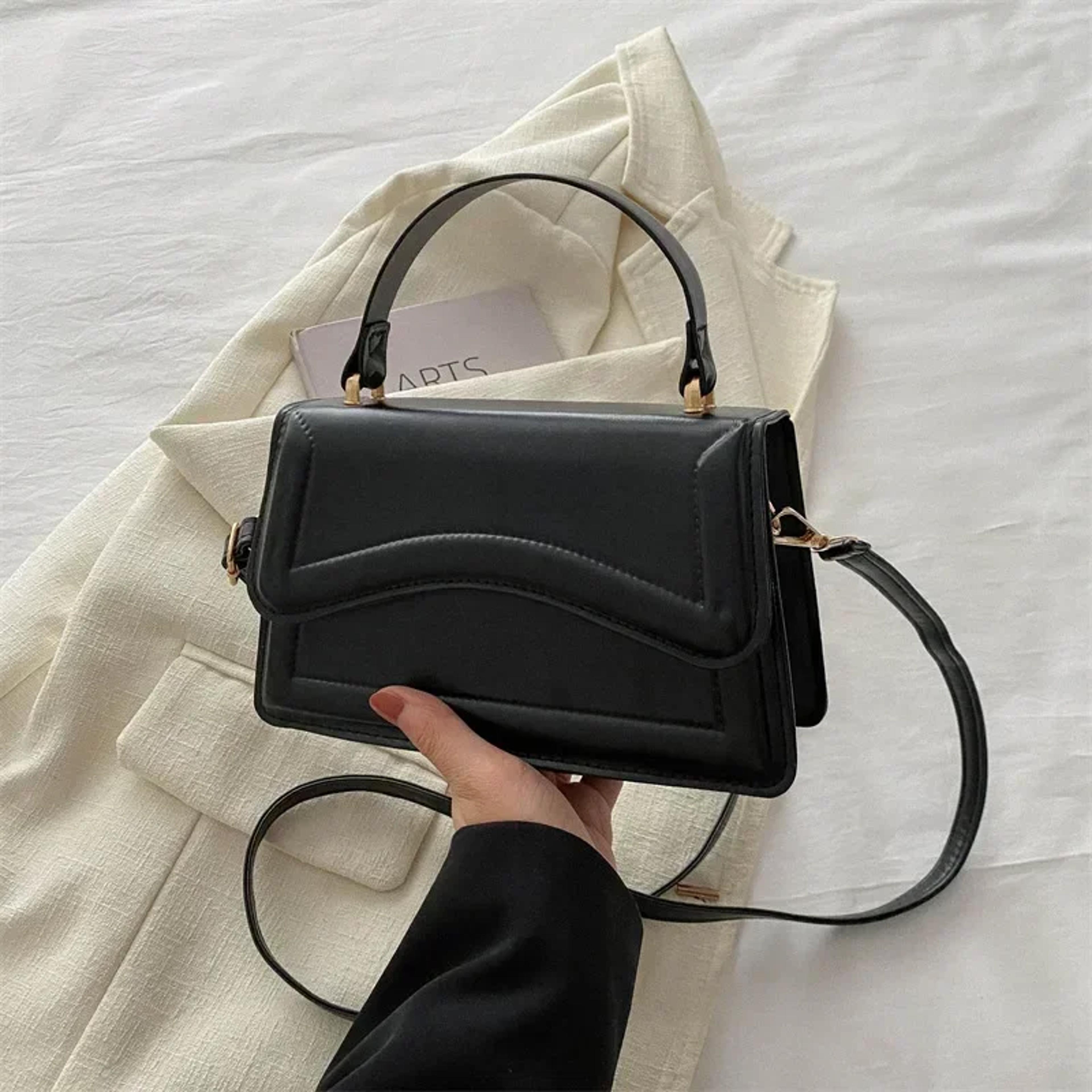 elegance chic crossbody bag and vegan leather purse small tote for women