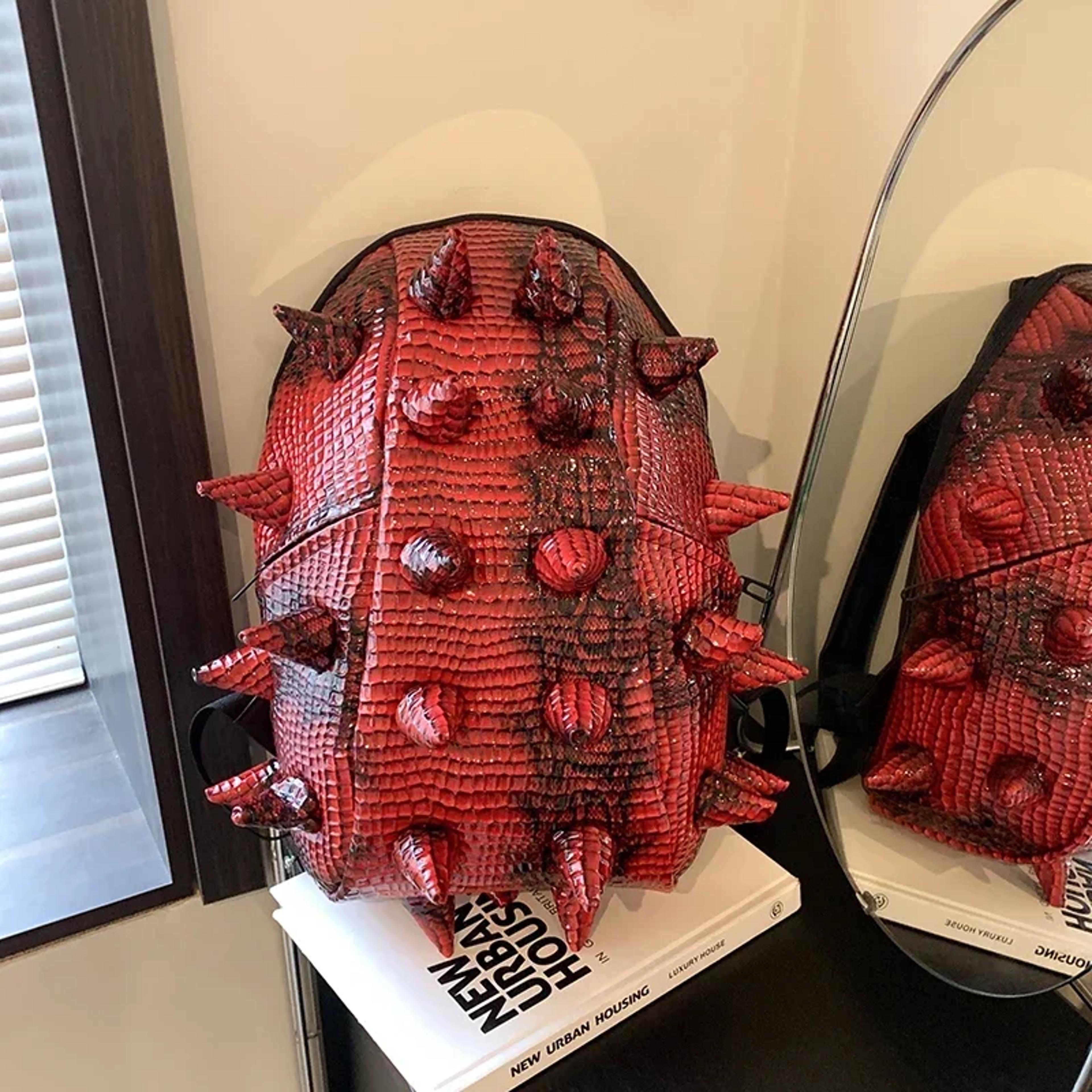 hedgehog shaped backpack unique unisex fashion daypack