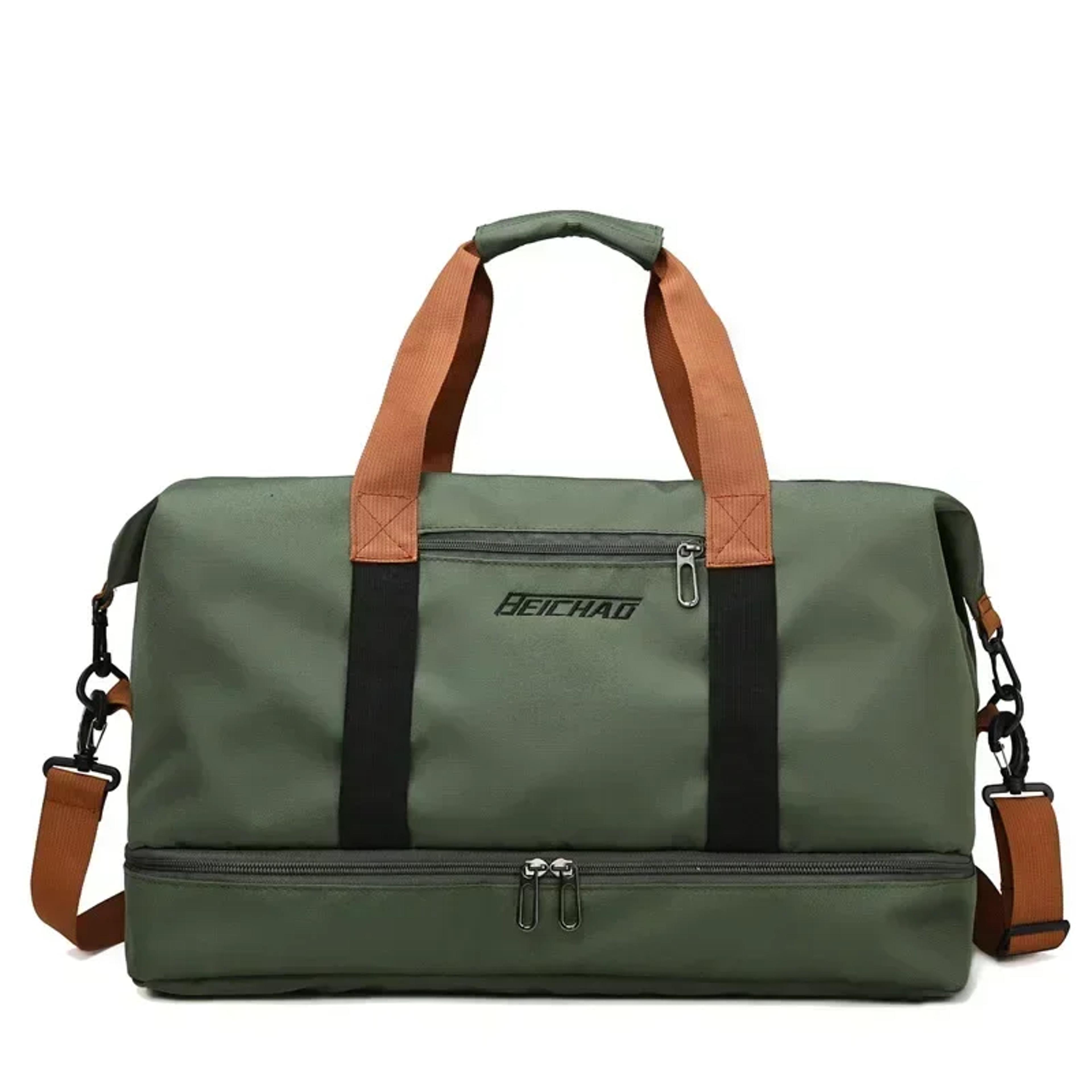 large capacity waterproof gym duffel bag – versatile fitness and weekend travel luggage for men