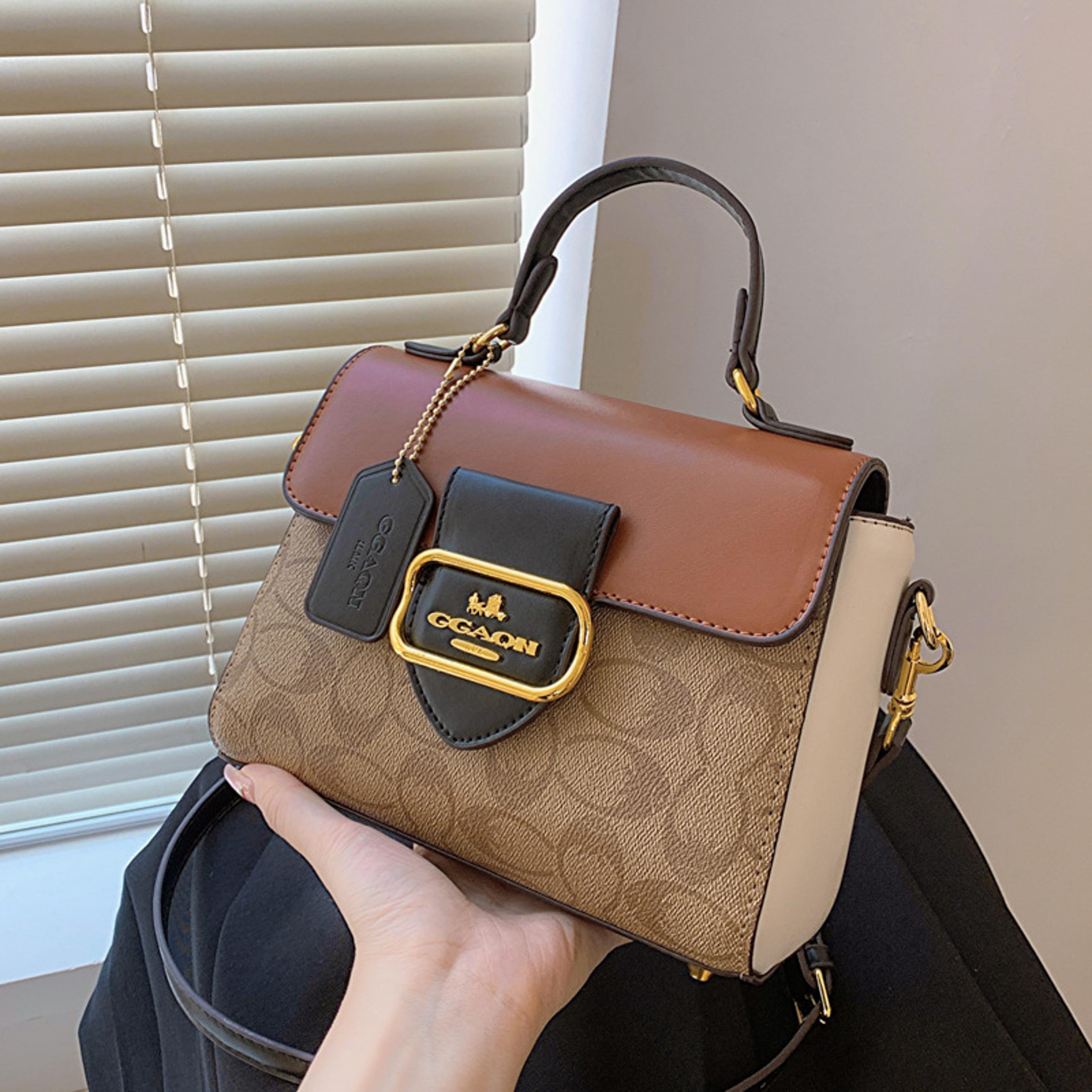 retro inspired high end women tote bag and stylish crossbody handbag