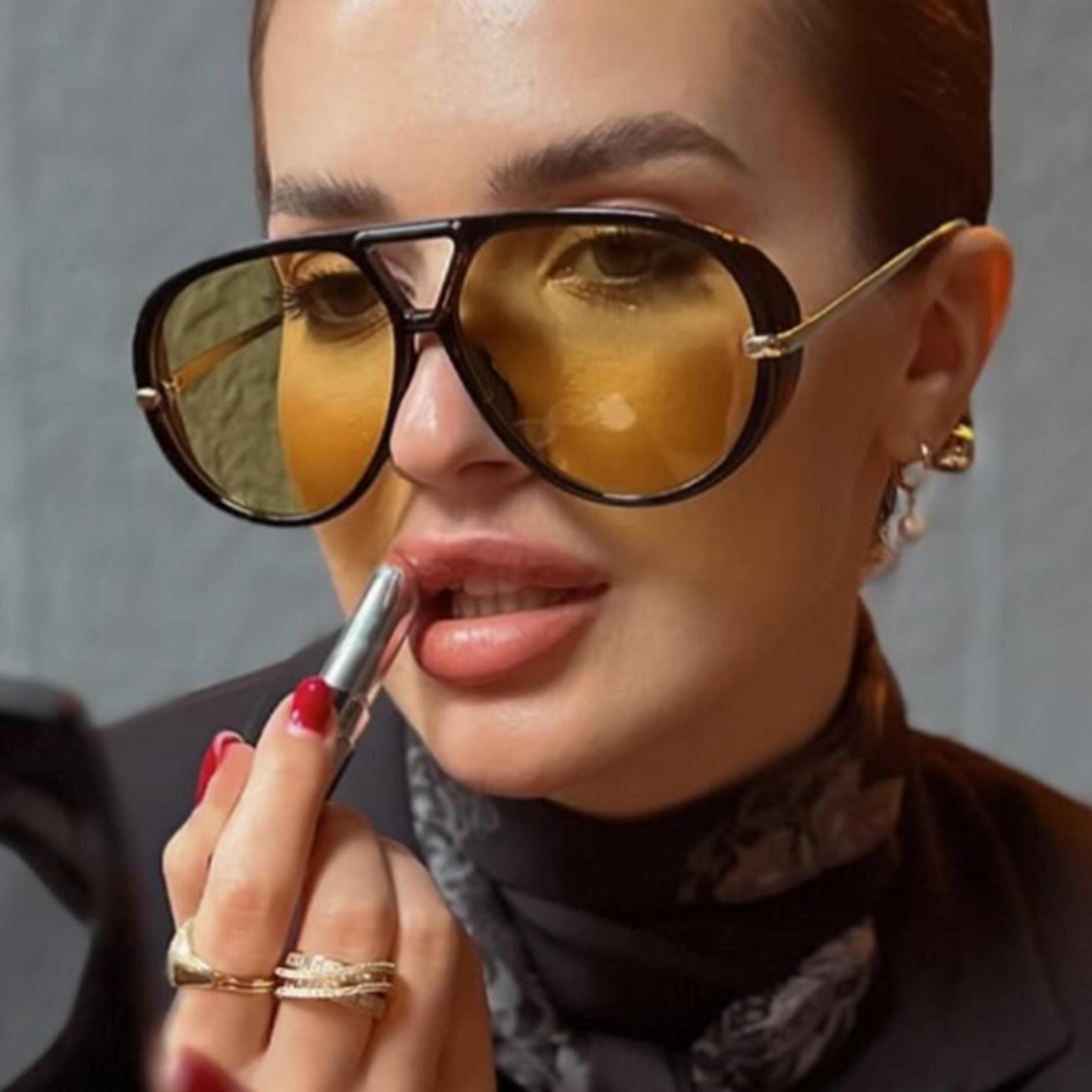 women's vintage designer oversized sunglasses luxury fashion eyewear