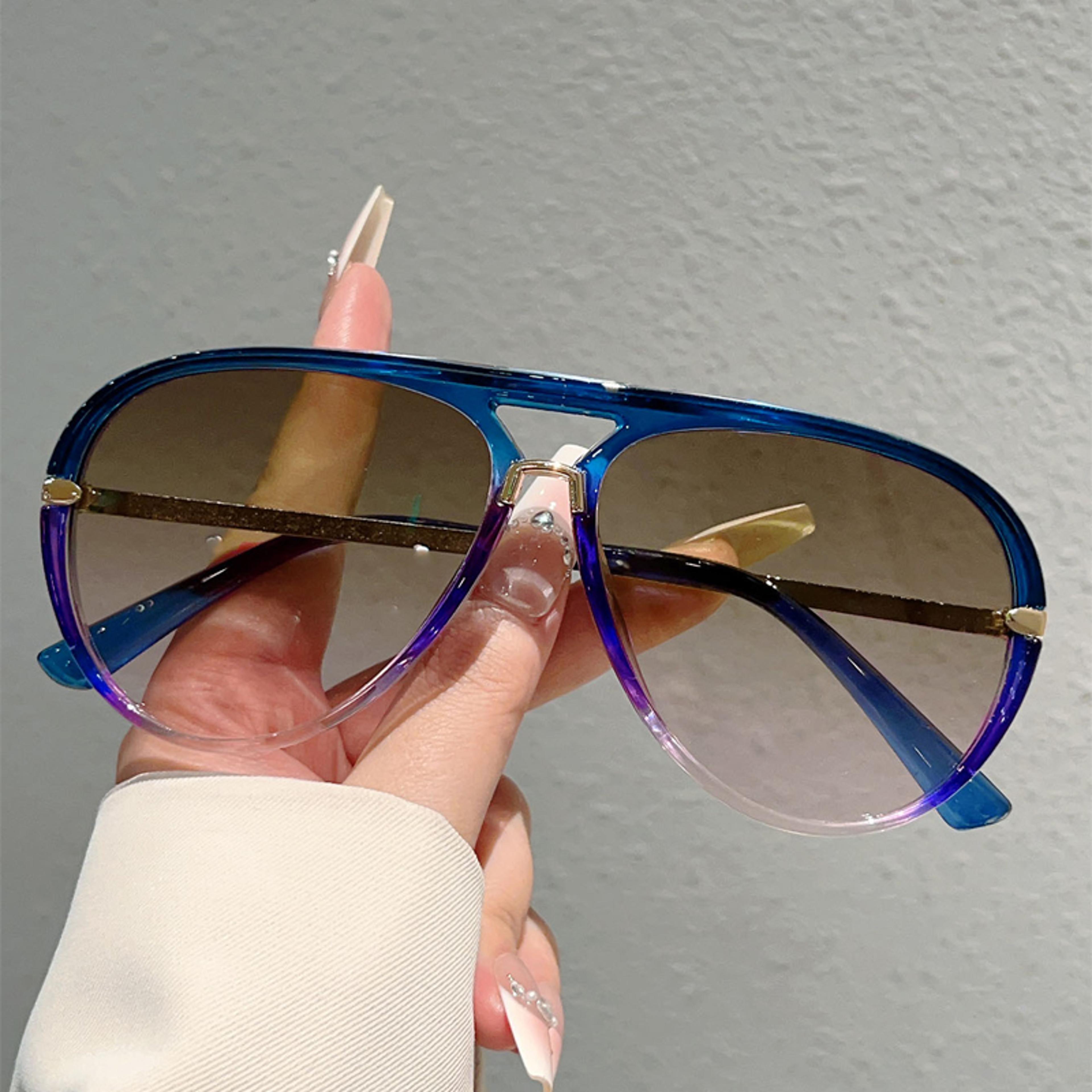 vintage pilot sunglasses for men and women – trendy gradient lens shades and retro fashion eyewear