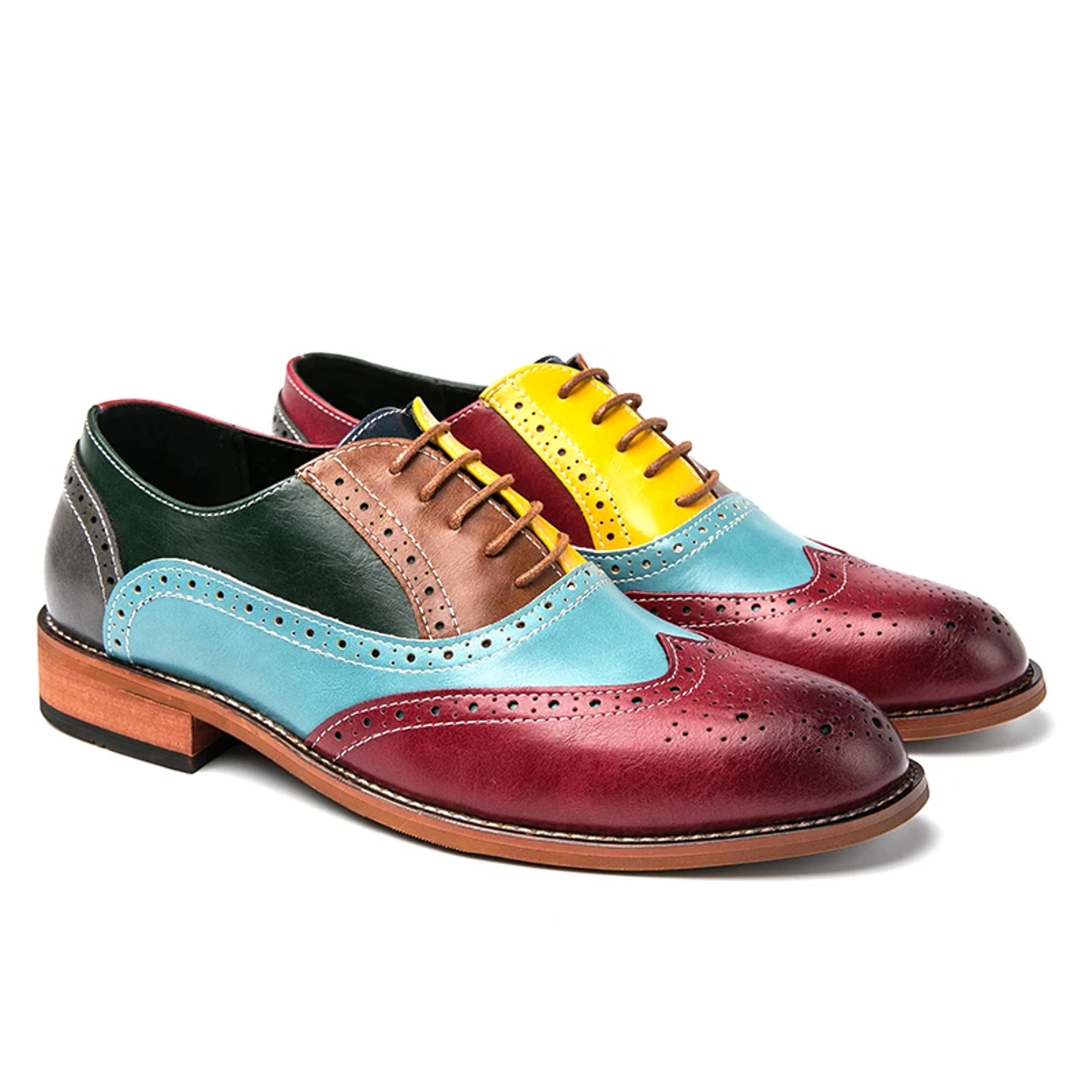 men's leather oxfords: premium casual business shoes for weddings and formal events