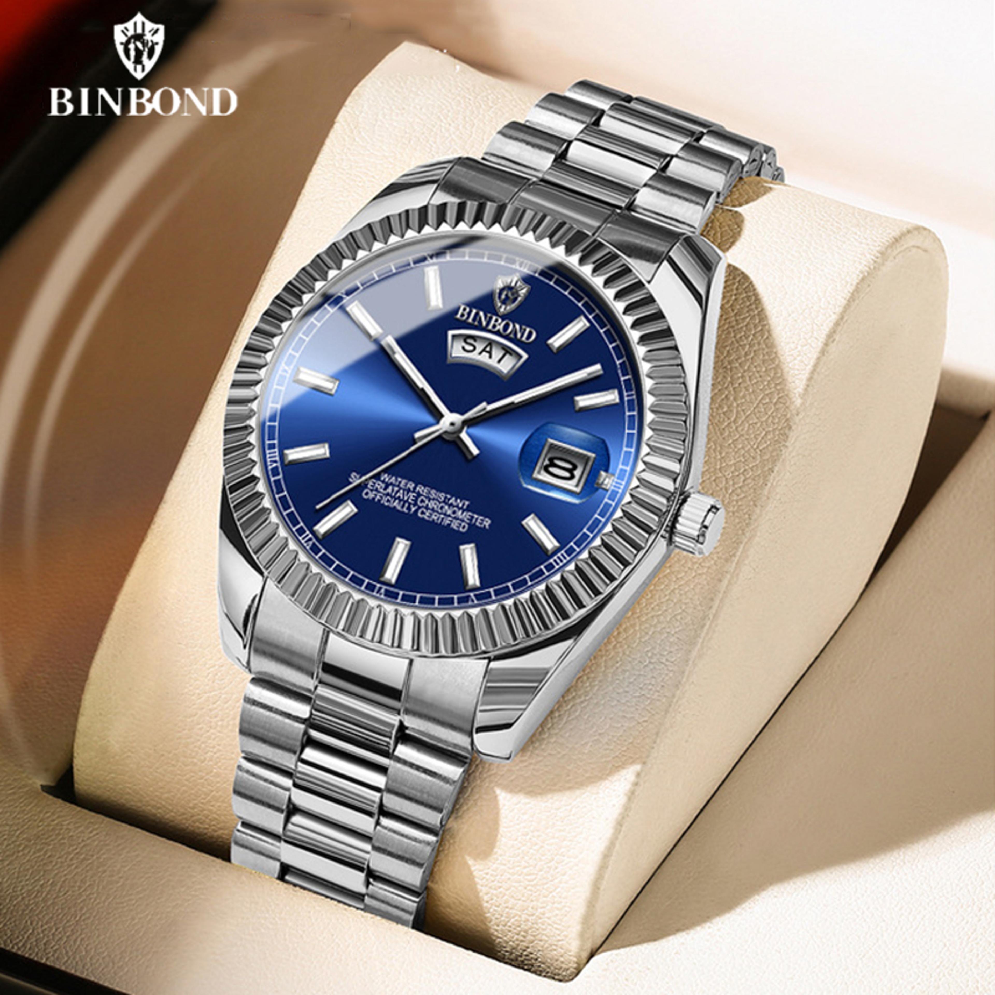 premium mens quartz watch business casual waterproof wrist watch with luminous calendar display