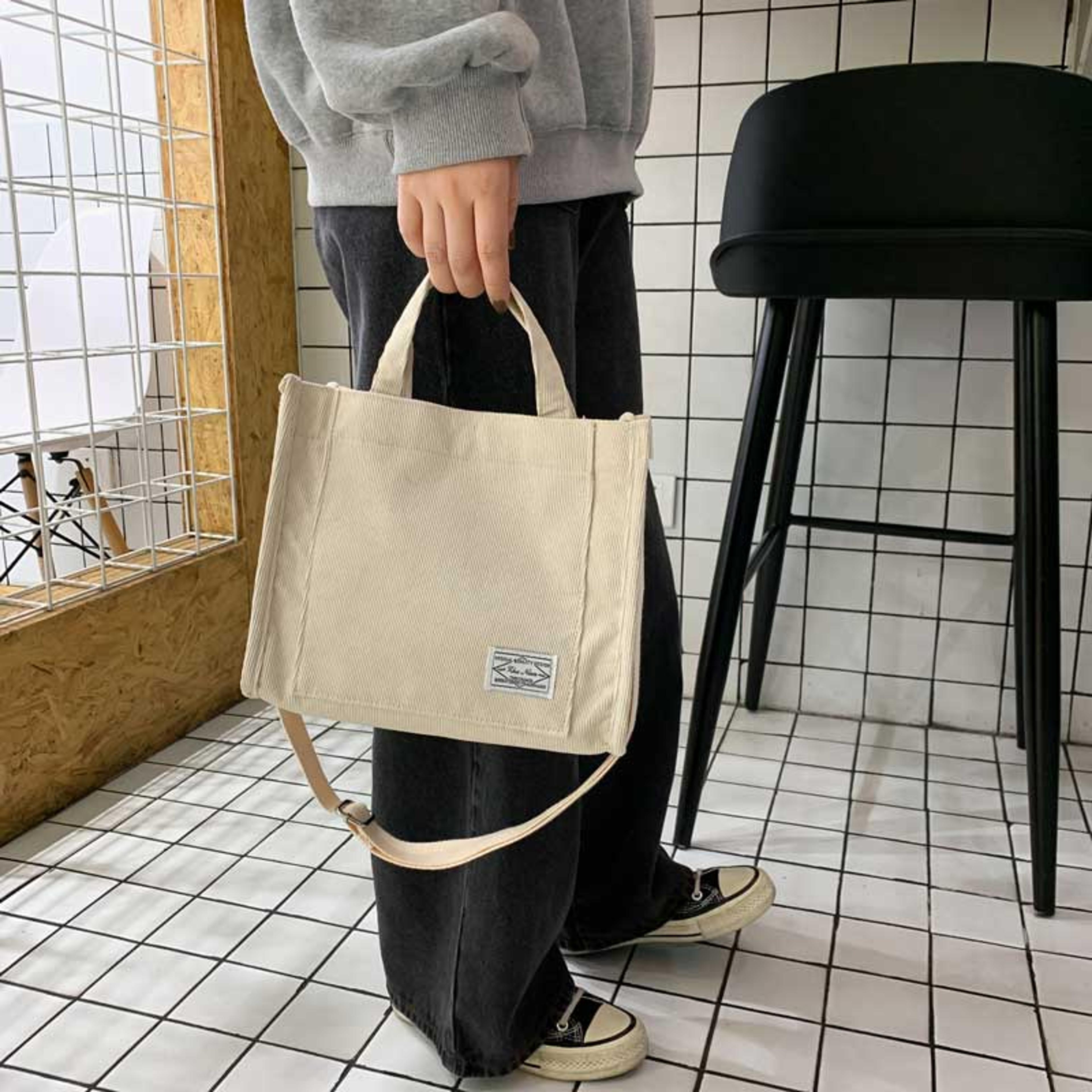 corduroy crossbody tote bag & women square crossbody bag