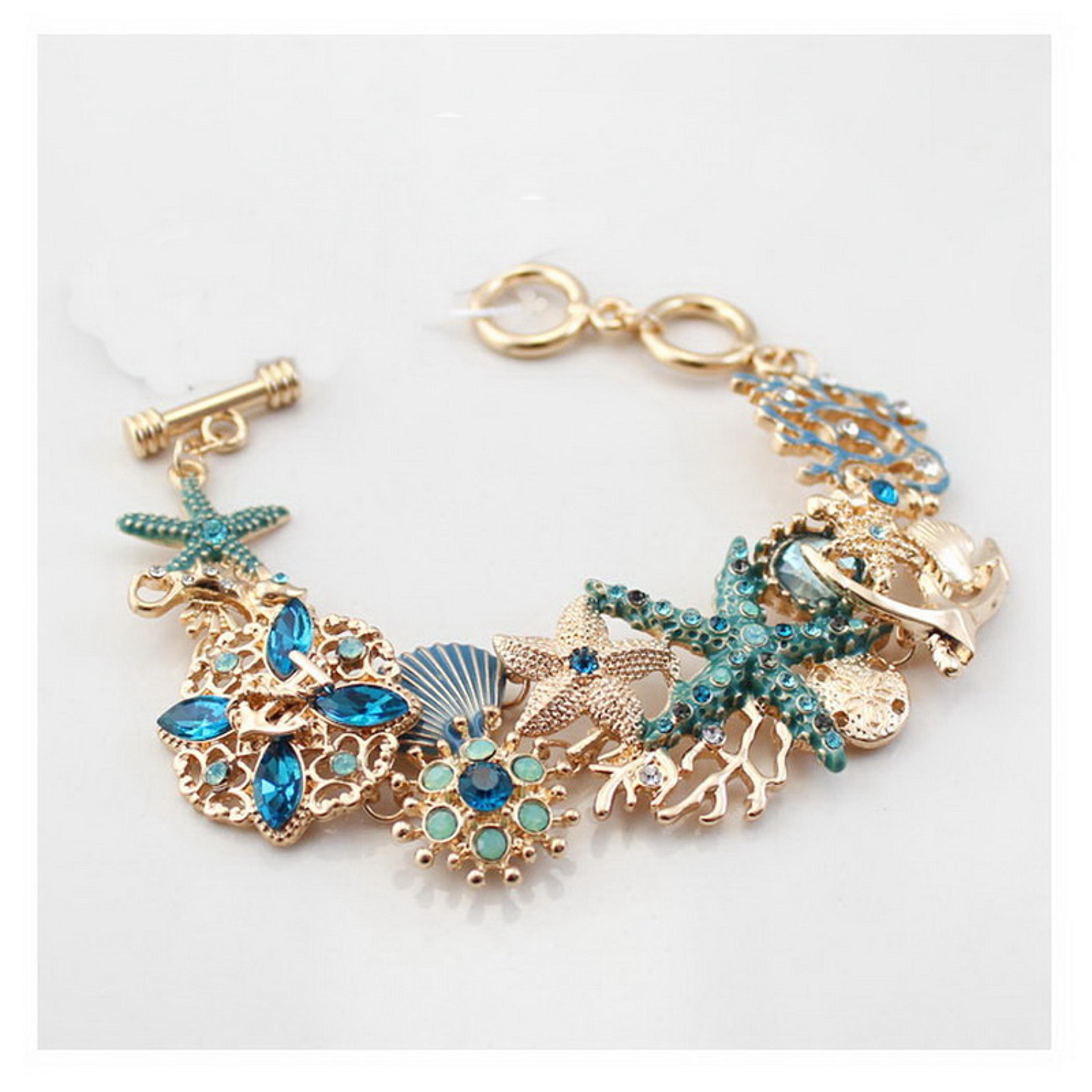 ocean elements charm bracelet
