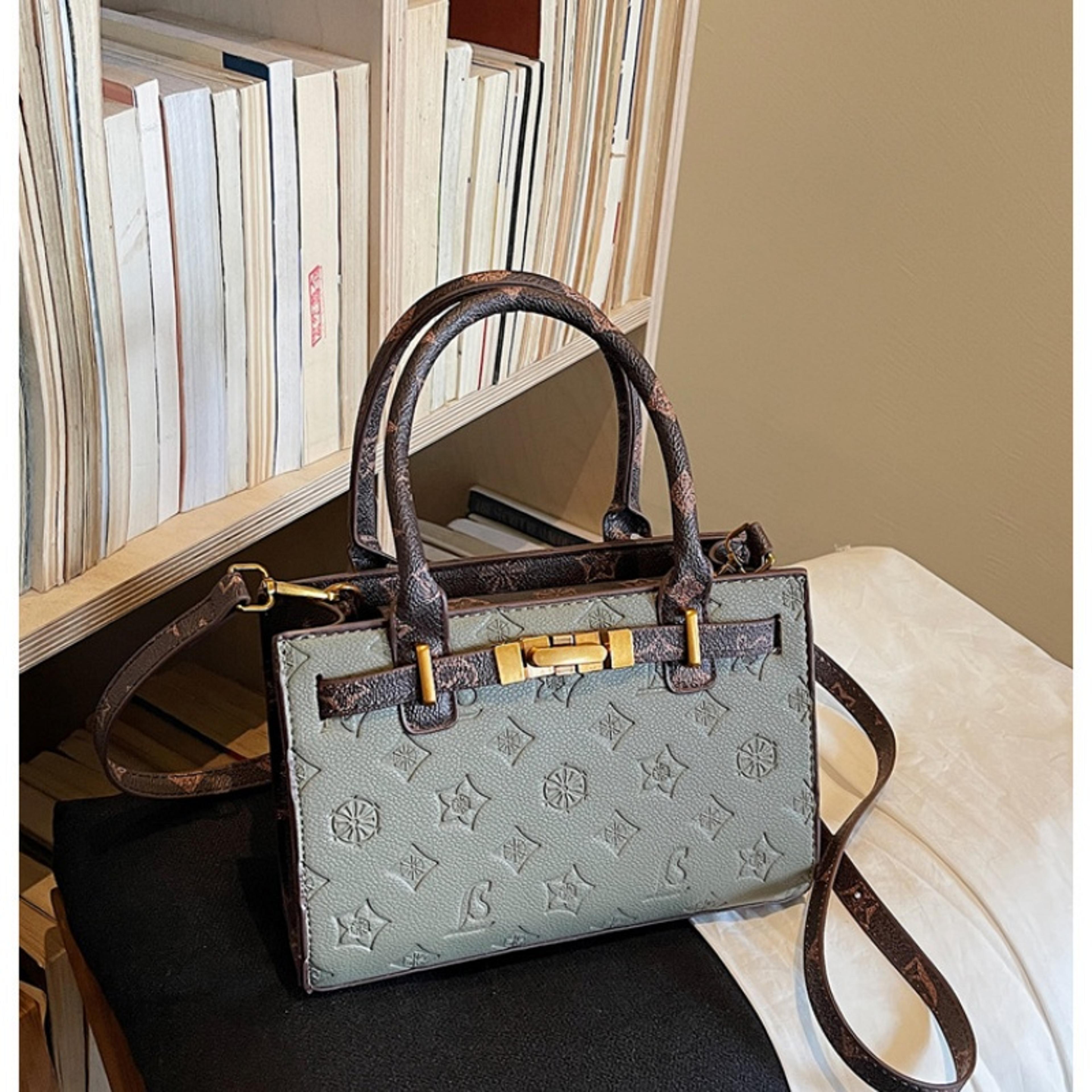 classic embossed crossbody bag