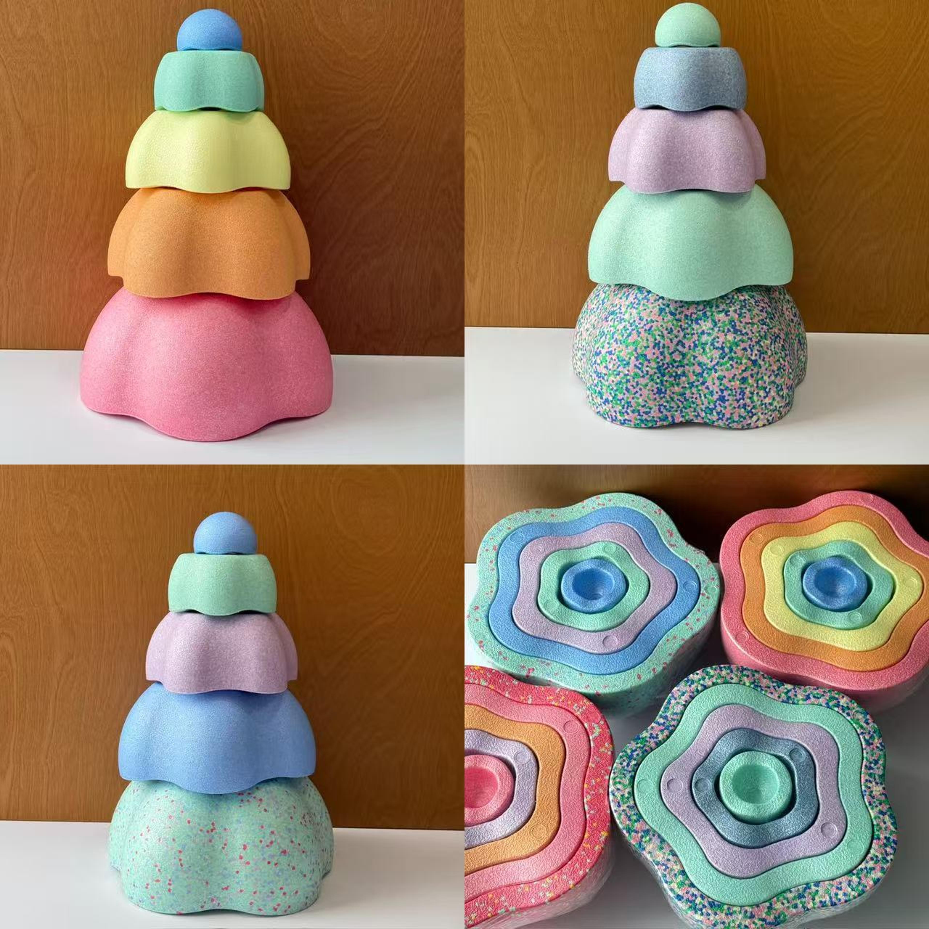 sensory integration foam toys, kids balance stapstones, 5pcs sports balance toys for kids