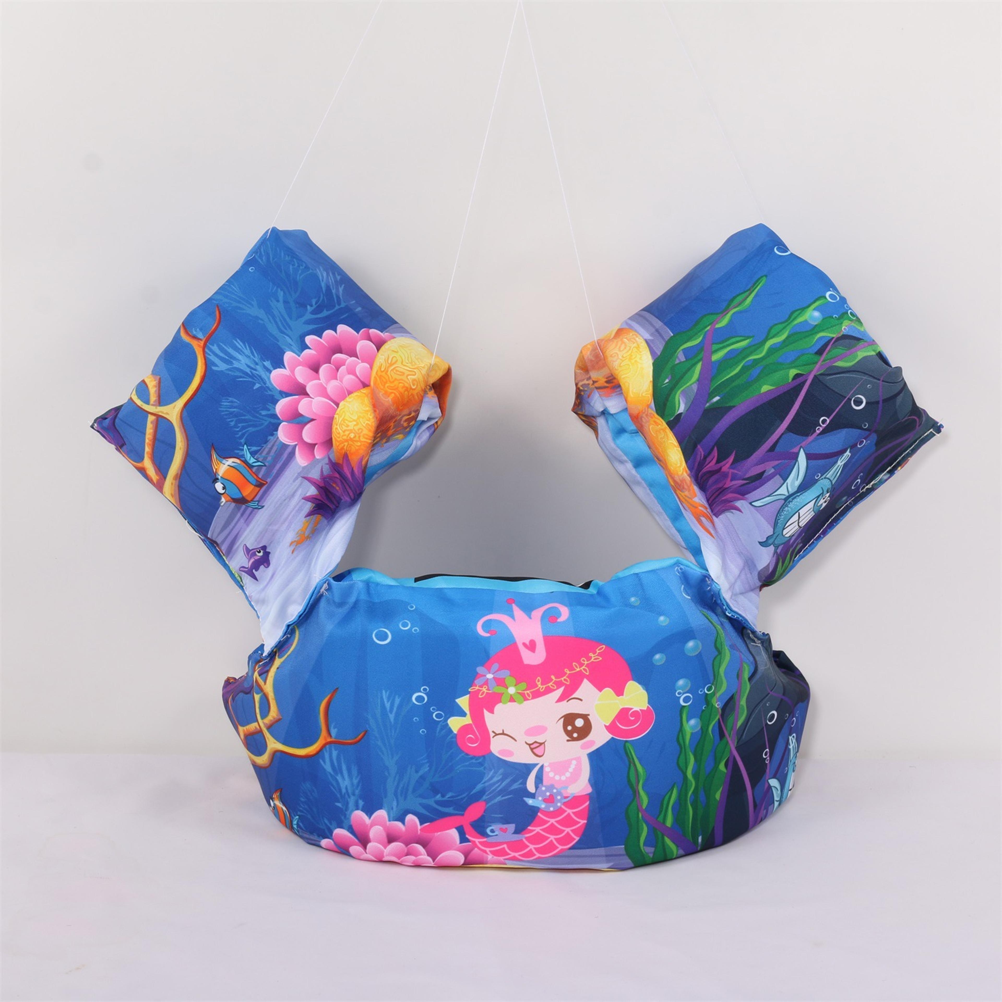 baby cartoon water sleeve foam, children's life jacket swim arm ring, floating ring safety buoyancy vest
