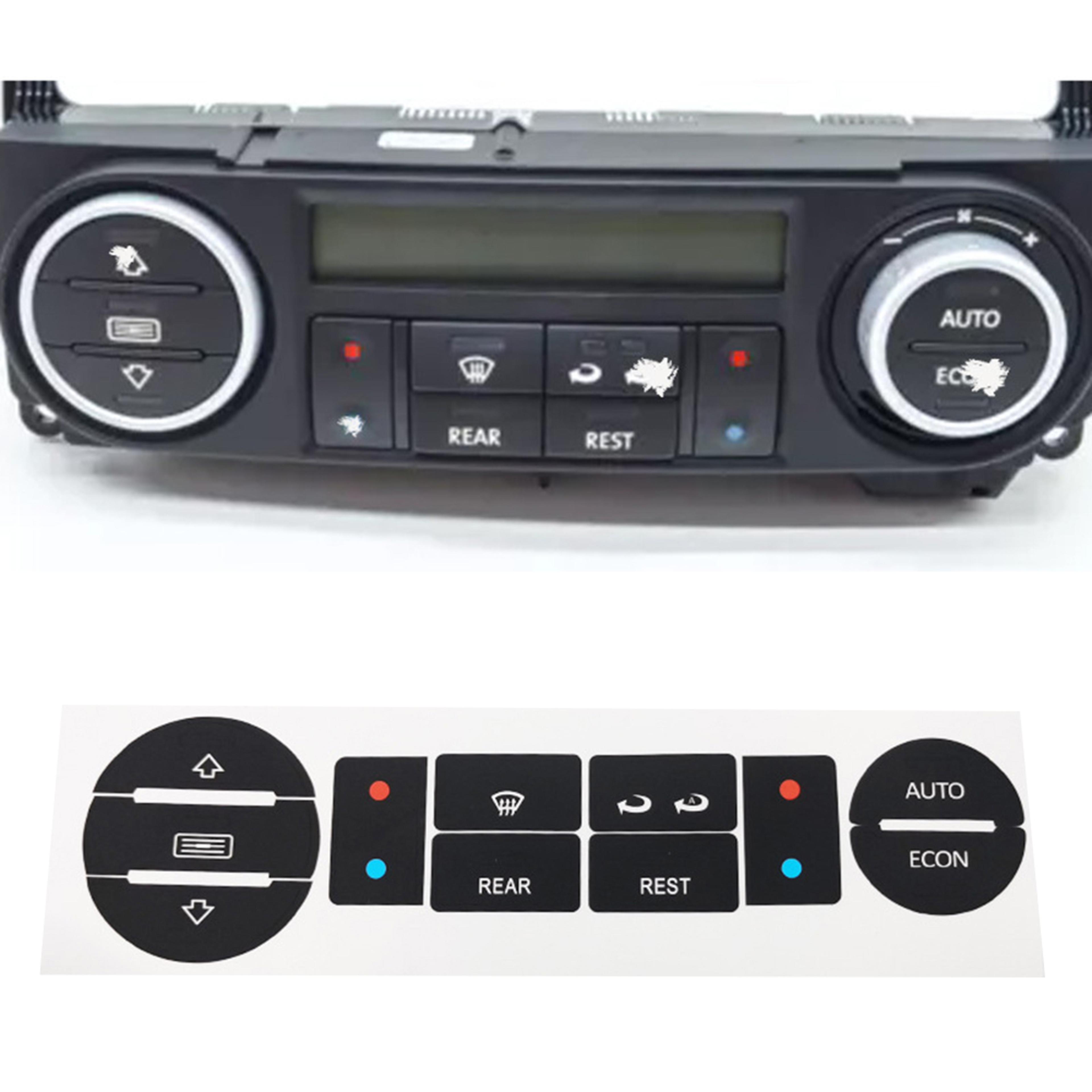 clima worn knob switch accessories, car air conditioner switch button repair sticker