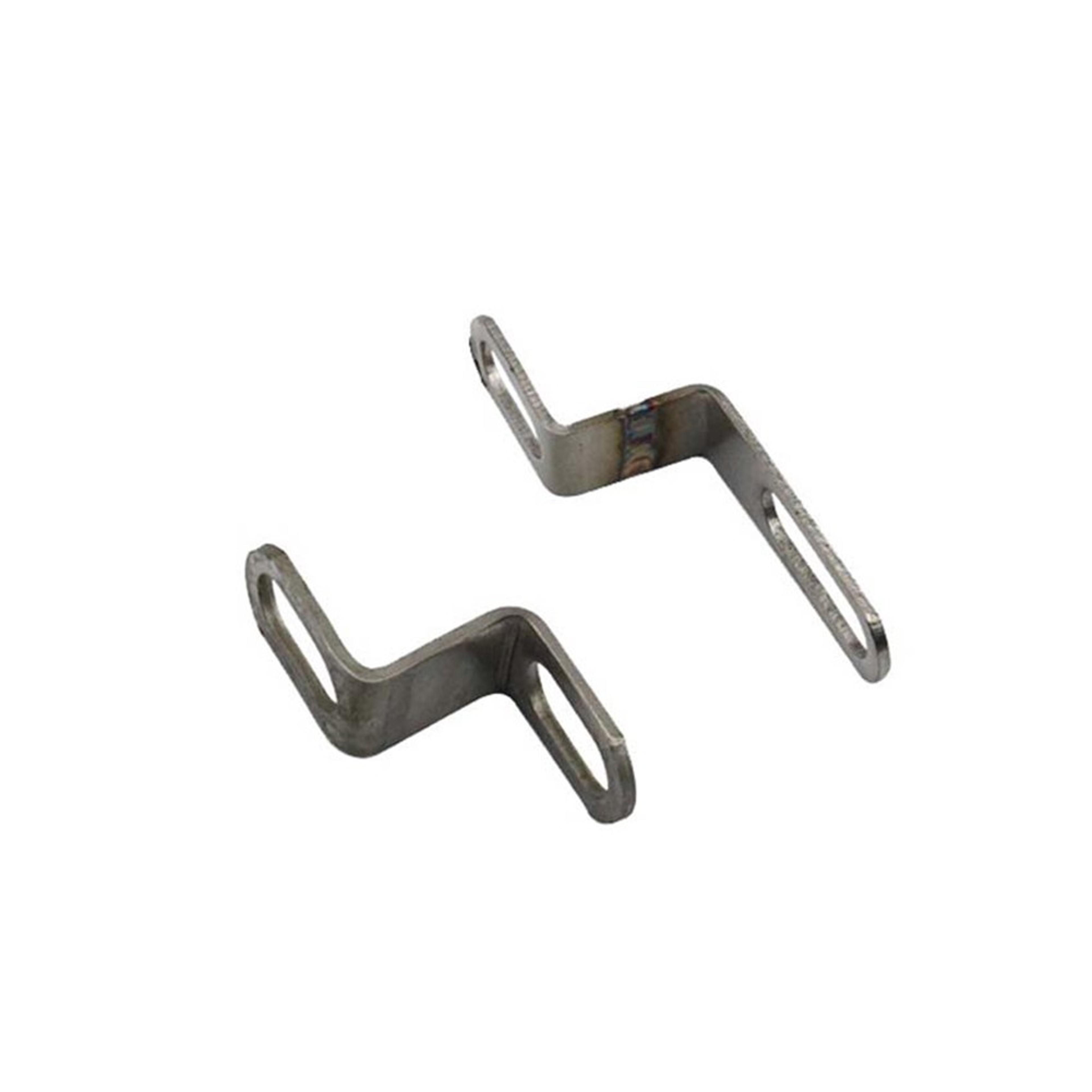stainless steel motorcycle exhaust muffler pipe clamp bracket, z type mounting, protector fixed