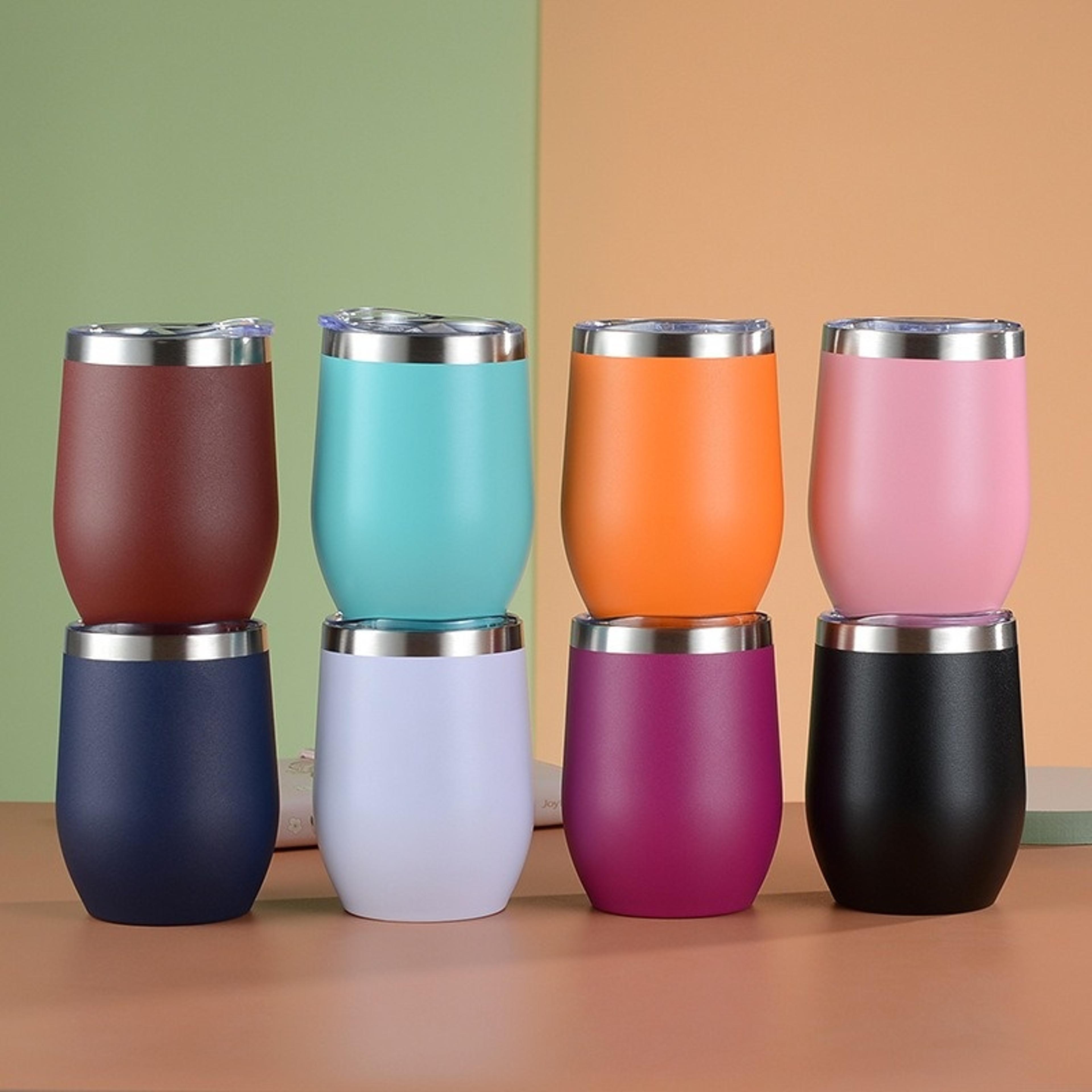stainless steel eggshell cup thermos bottle, portable coffee cups, water bottle for office, school, travel