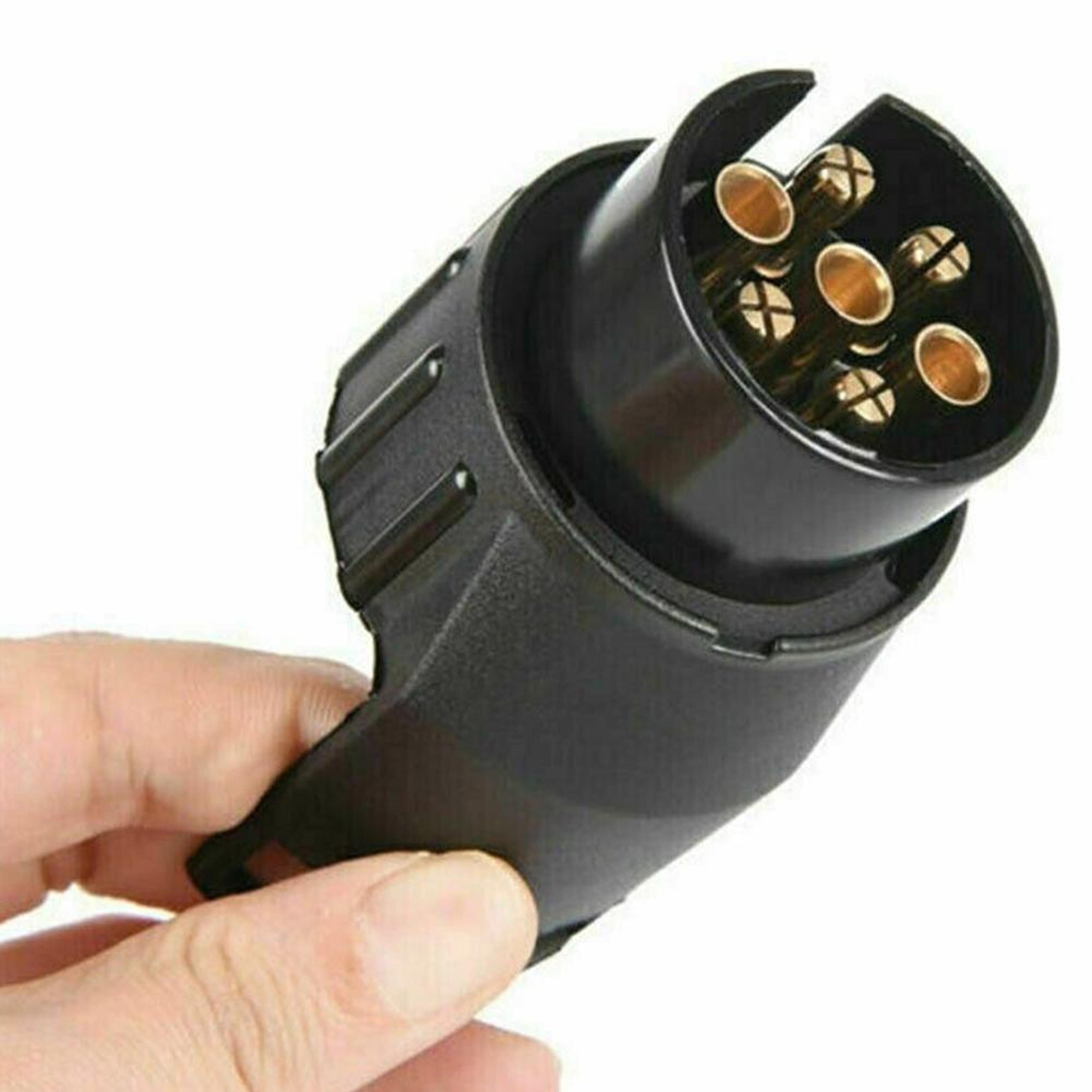 pin trailer adapter socket - waterproof towing plug converter for car and truck